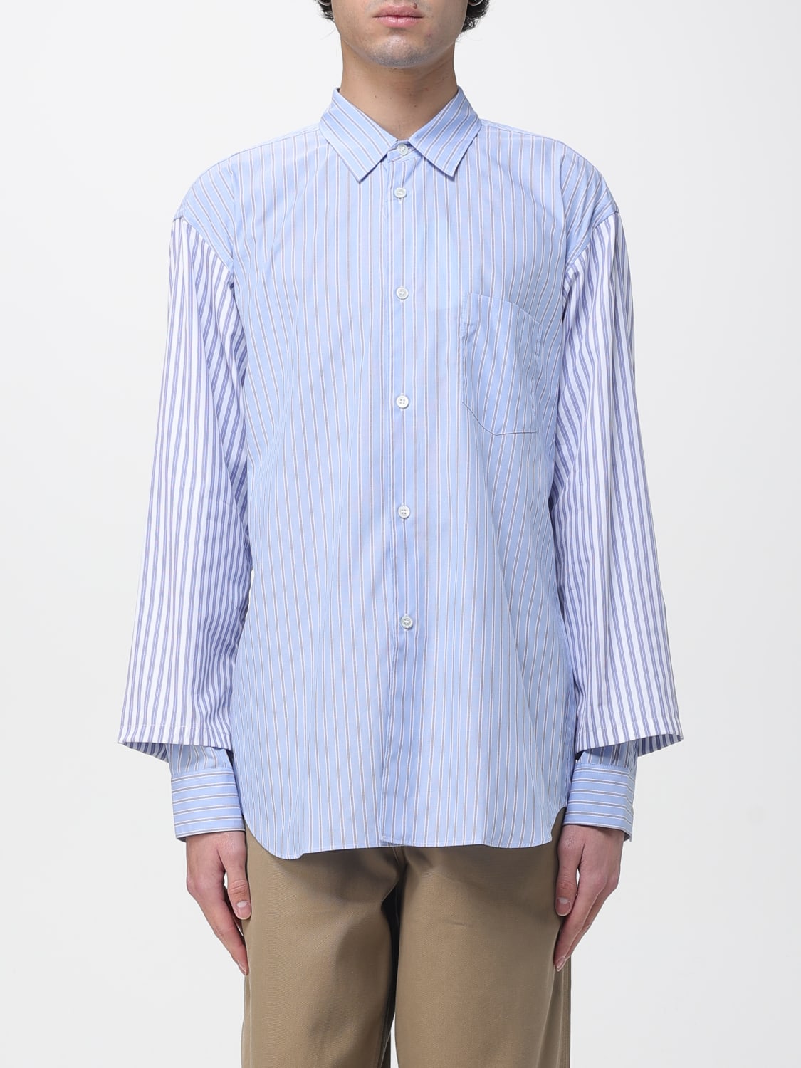 COMME DES GARÇONS SHIRT 셔츠: 셔츠 남성 Comme Des Garçons Shirt, 노드 블루 - Img 1