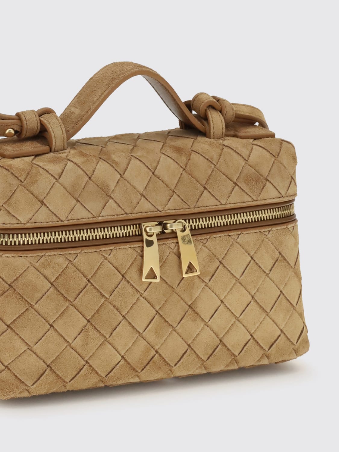 BOTTEGA VENETA MINI BOLSO: Bolso de mano mujer Bottega Veneta, Oro - Img 3