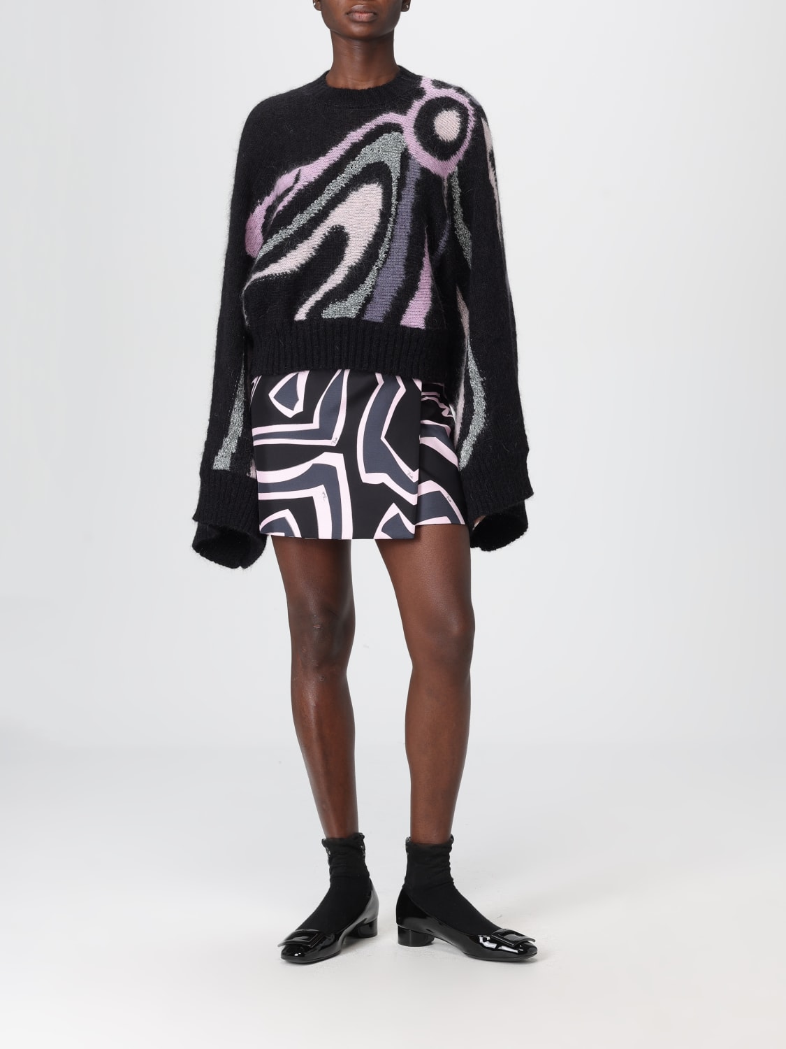 PUCCI PULLOVER: Pullover damen Pucci, Schwarz - Img 2