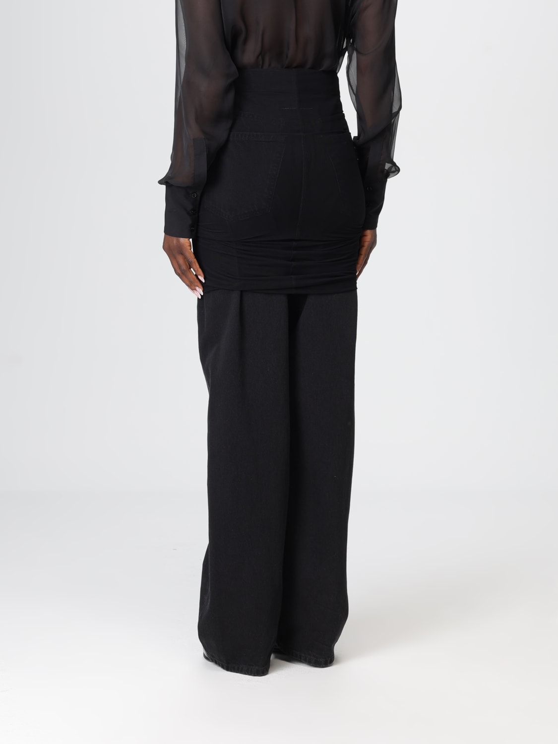 MM6 MAISON MARGIELA VAQUEROS: Vaqueros mujer Mm6 Maison Margiela, Negro - Img 3