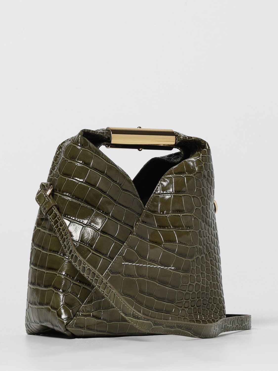 MM6 MAISON MARGIELA MINI BAG: Crossbody bag woman Mm6 Maison Margiela, Green - Img 3