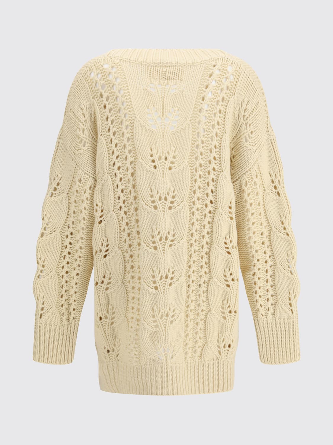 ERMANNO SCERVINO PULLOVER: Pullover damen Ermanno Scervino, Yellow Cream - Img 2