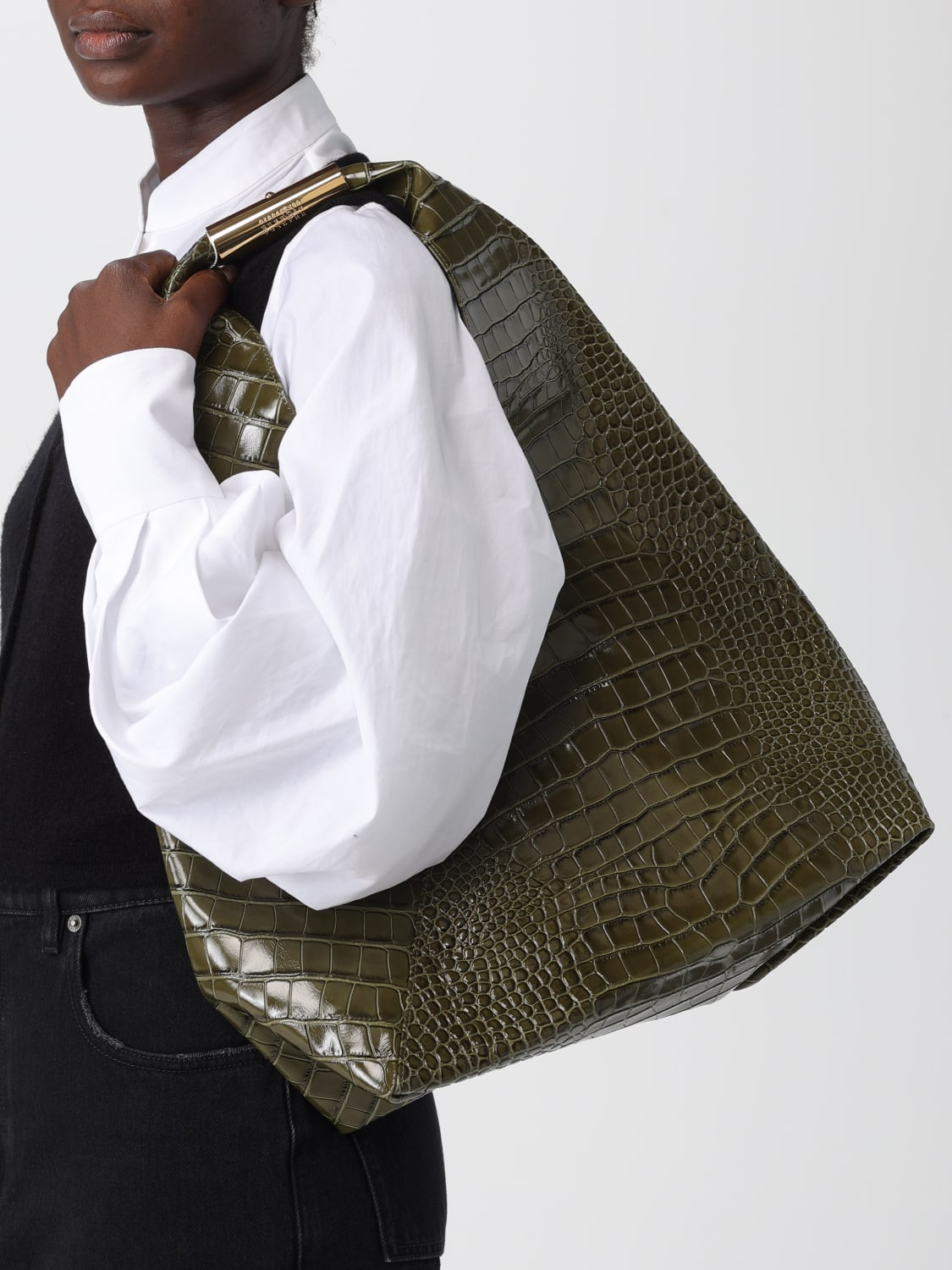 MM6 MAISON MARGIELA SHOULDER BAG: Handbag woman Mm6 Maison Margiela, Green - Img 2