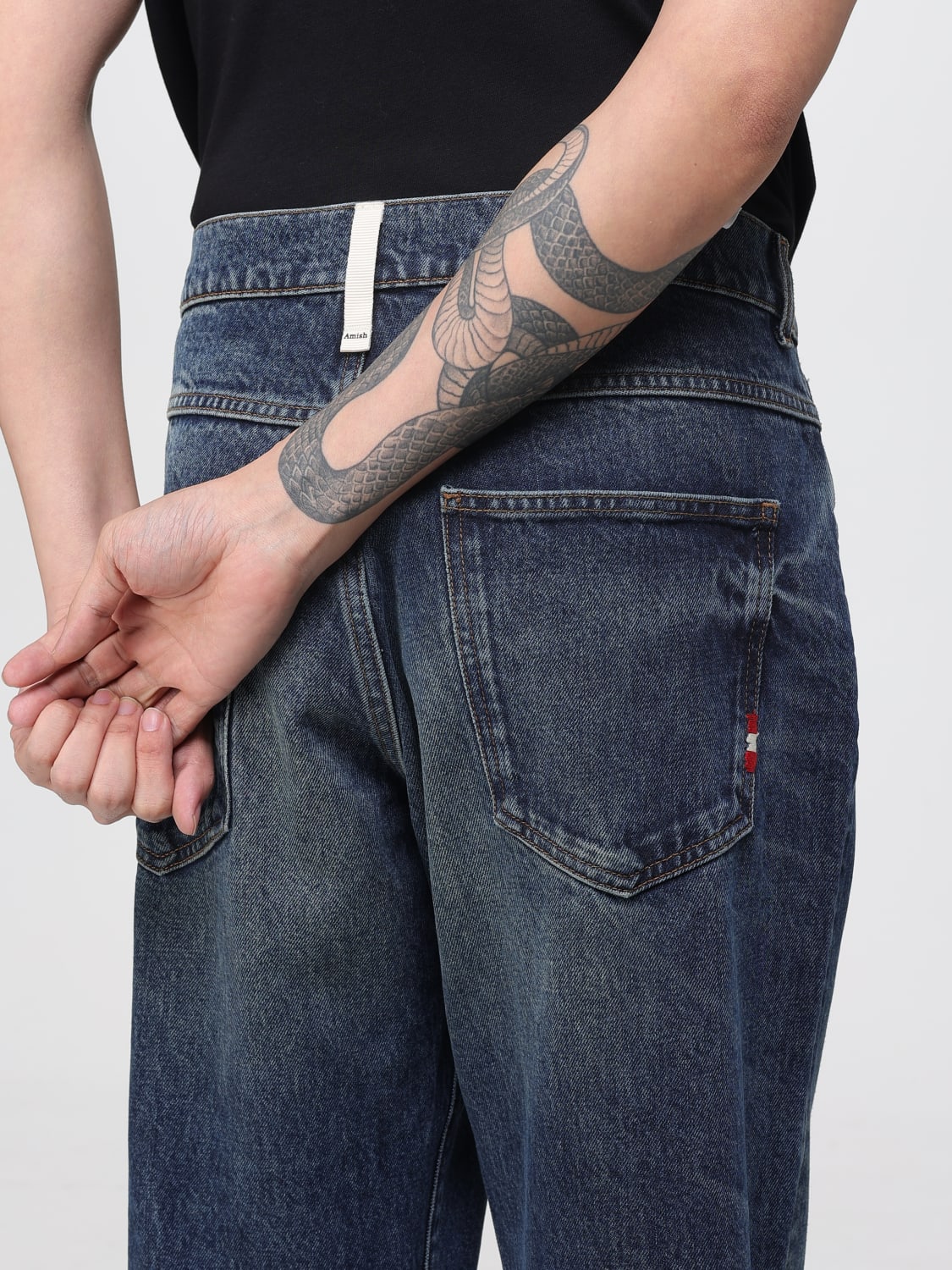 AMISH JEANS: Jeans men Amish, Blue - Img 3