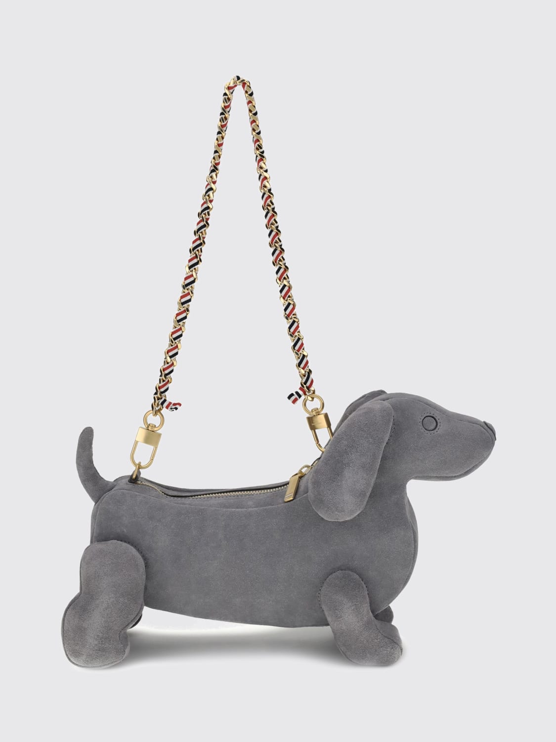 THOM BROWNE SCHULTERTASCHE: Schultertasche damen Thom Browne, Grau - Img 1