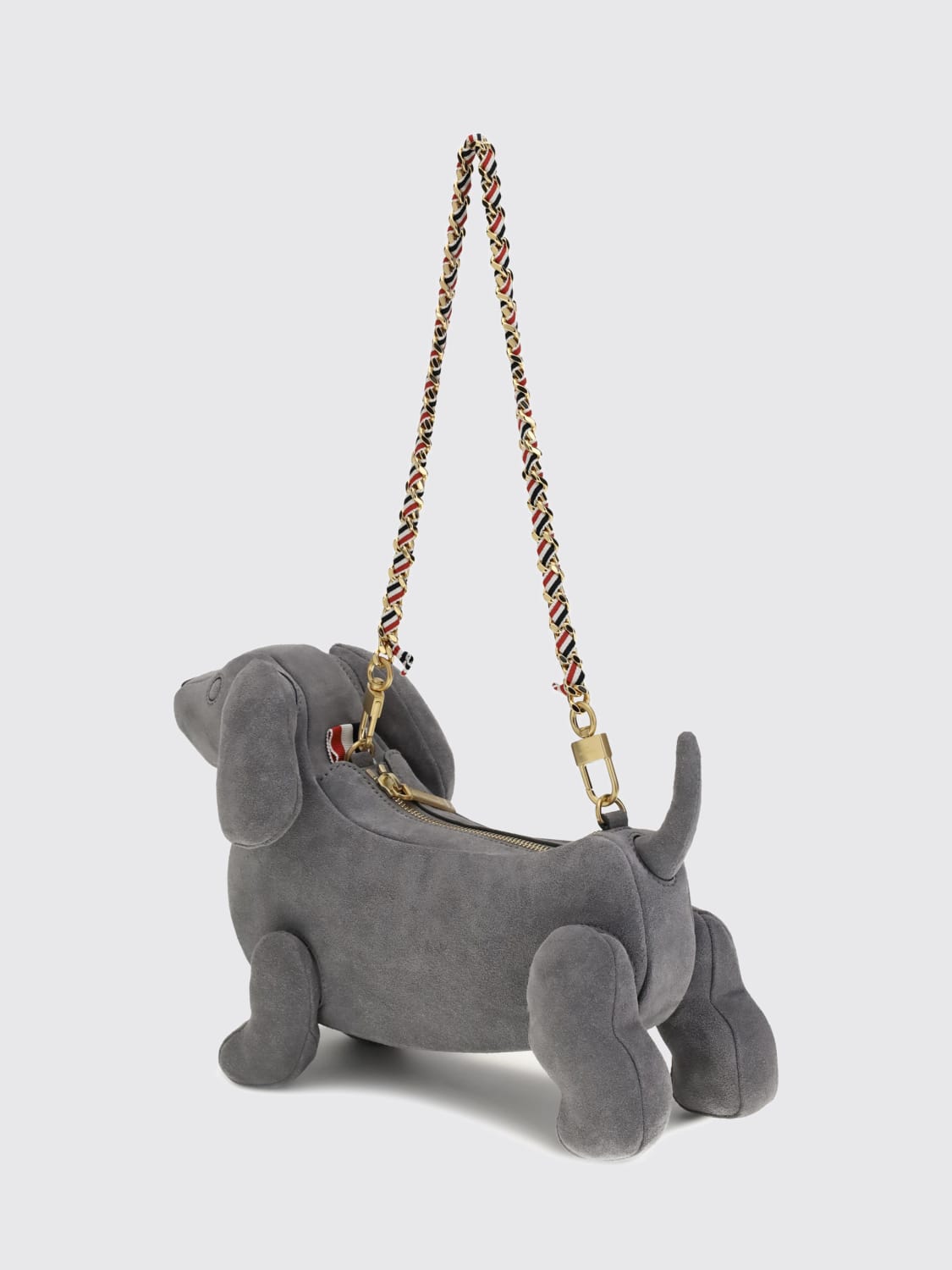 THOM BROWNE SCHULTERTASCHE: Schultertasche damen Thom Browne, Grau - Img 2