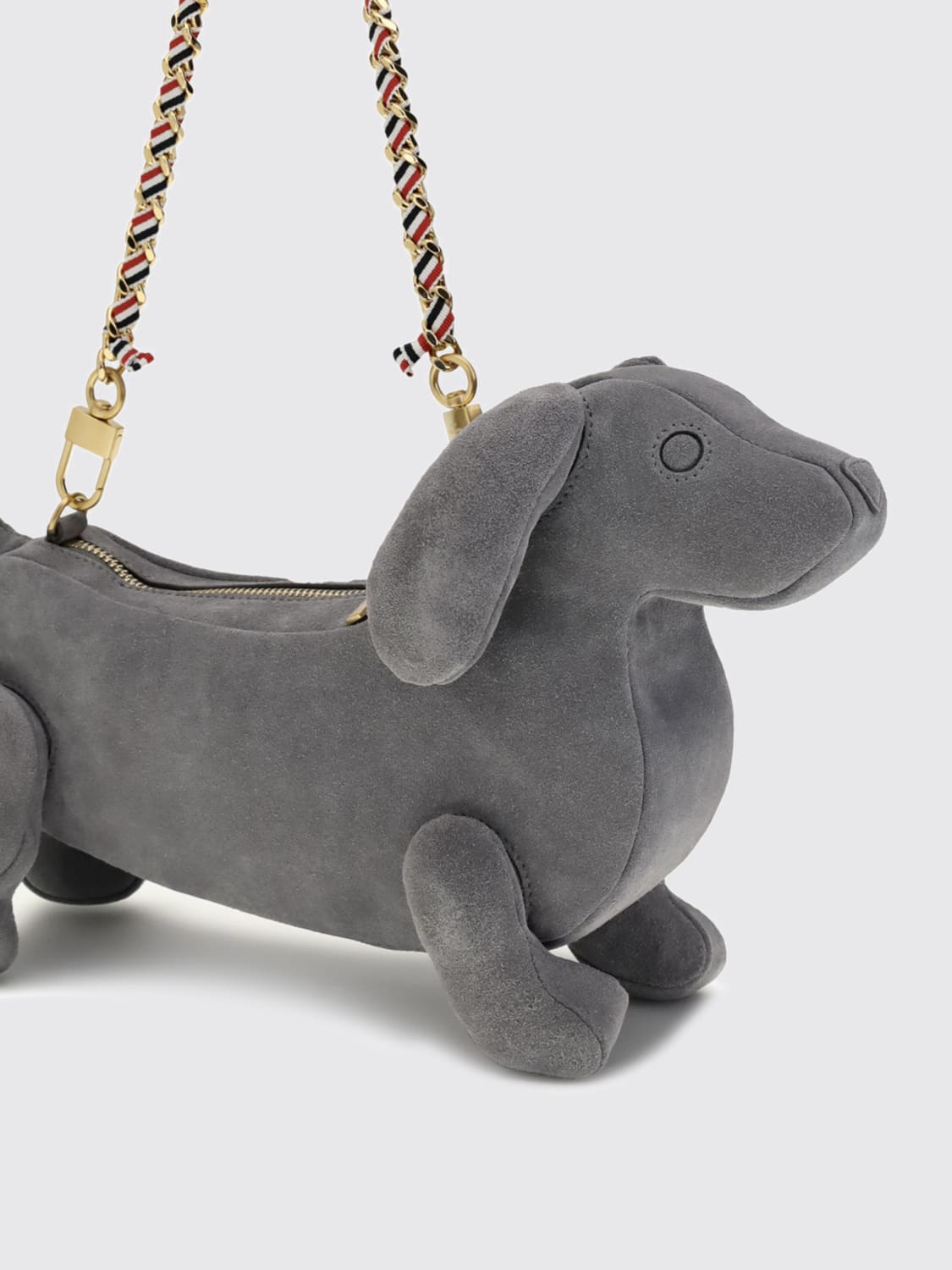 THOM BROWNE SCHULTERTASCHE: Schultertasche damen Thom Browne, Grau - Img 3