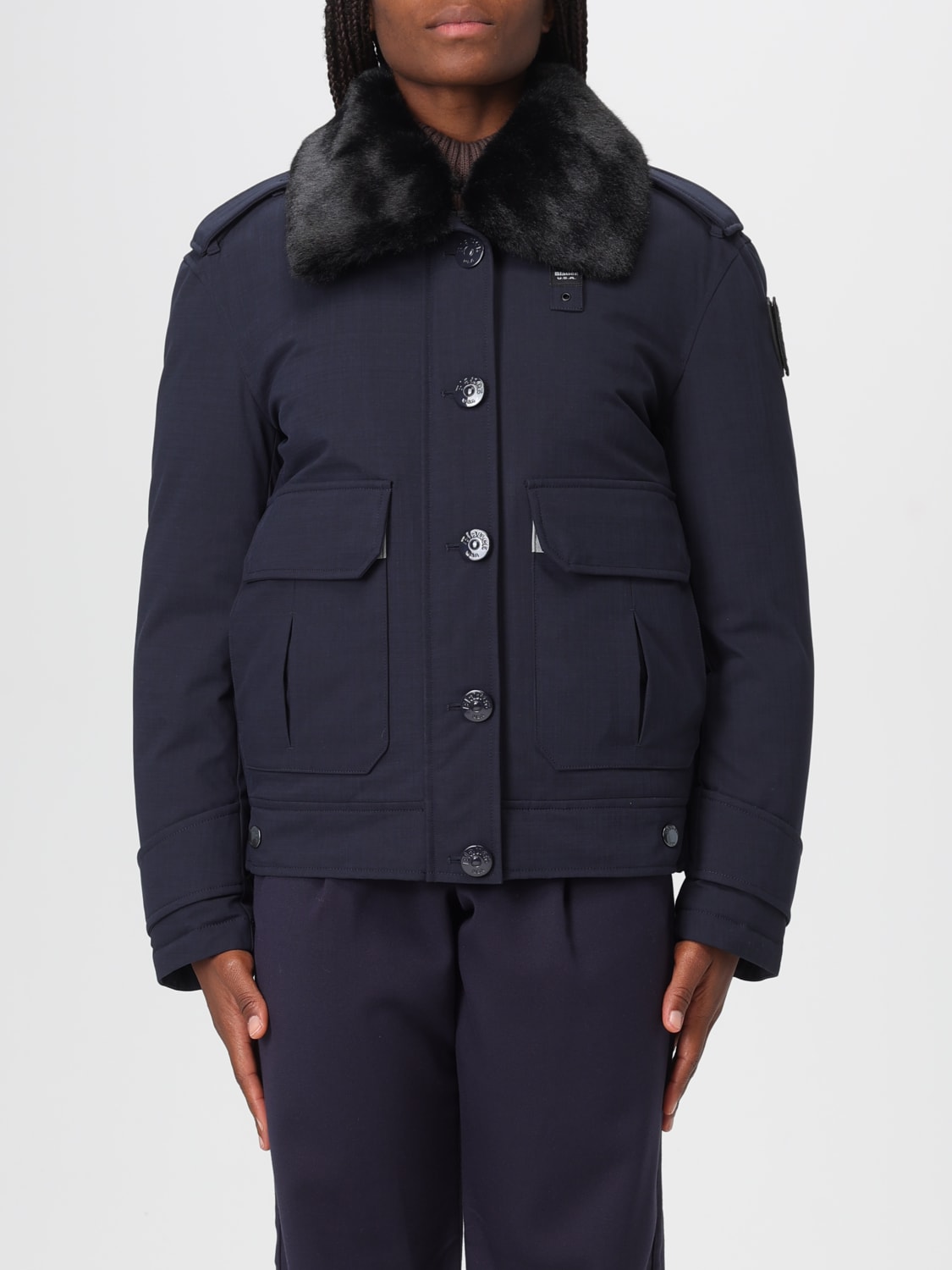 BLAUER JACKET: Jacket woman Blauer, Blue - Img 1