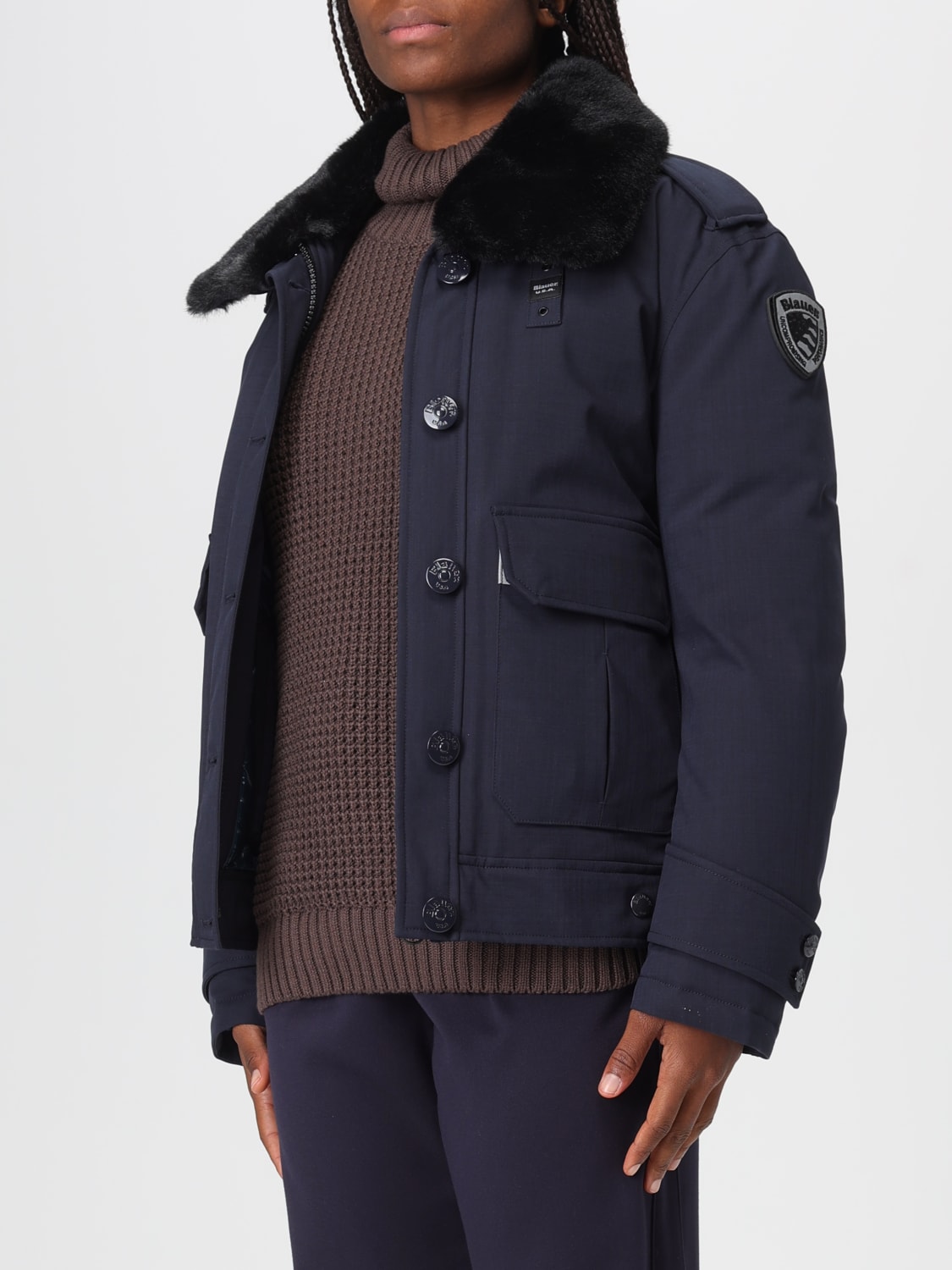 BLAUER JACKET: Jacket woman Blauer, Blue - Img 3