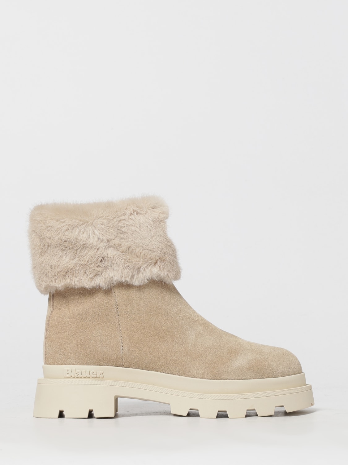 BLAUER STIVALI: Stivaletto Kimmel Blauer in camoscio , Beige - Img 1