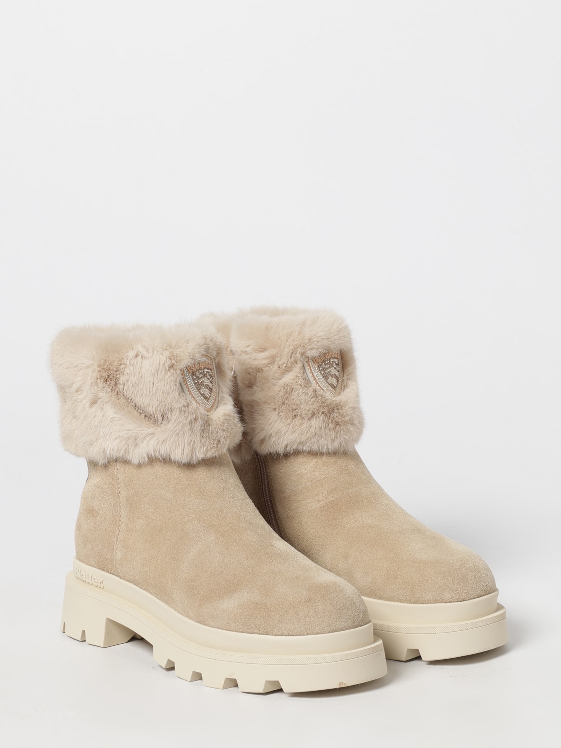 BLAUER STIVALI: Stivaletto Kimmel Blauer in camoscio , Beige - Img 2