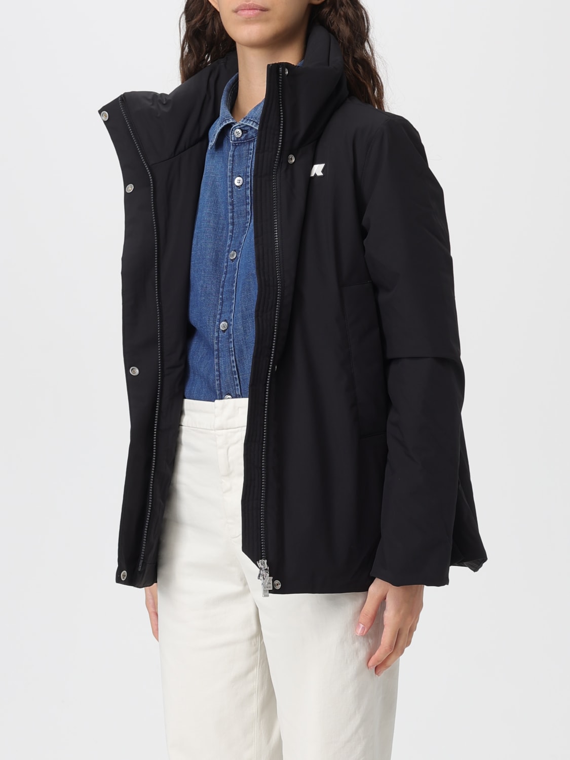 K-WAY JACKET: Coat woman K-way, Black - Img 3