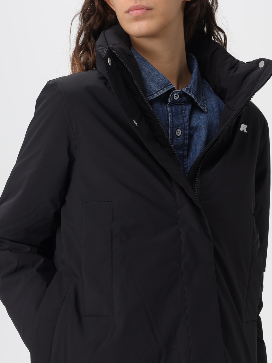 K-WAY JACKET: Coat woman K-way, Black - Img 4