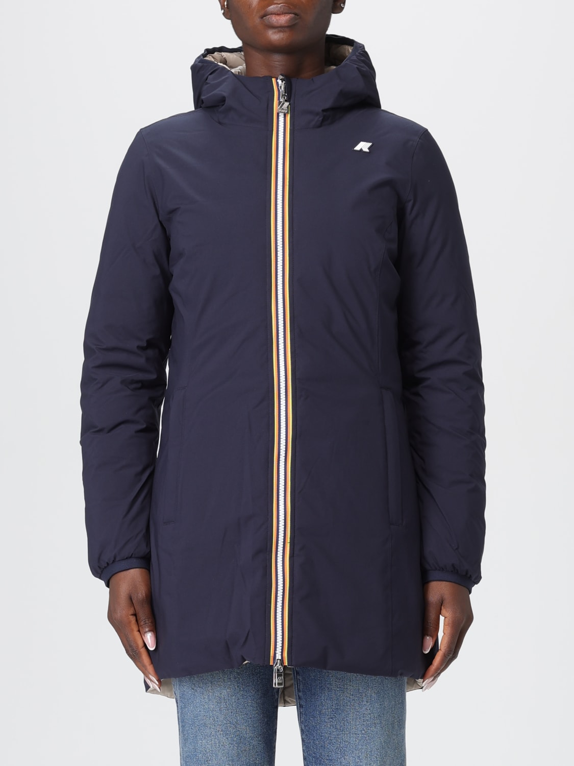 K-WAY JACKET: Jacket woman K-way, Blue - Img 1