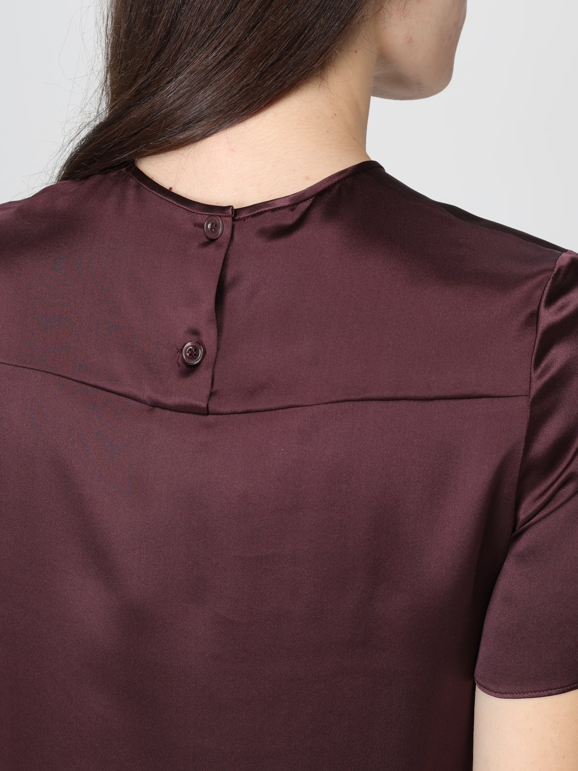 ELEVENTY TOP: Chemise femme Eleventy, Rouge Pourpre - Img 3