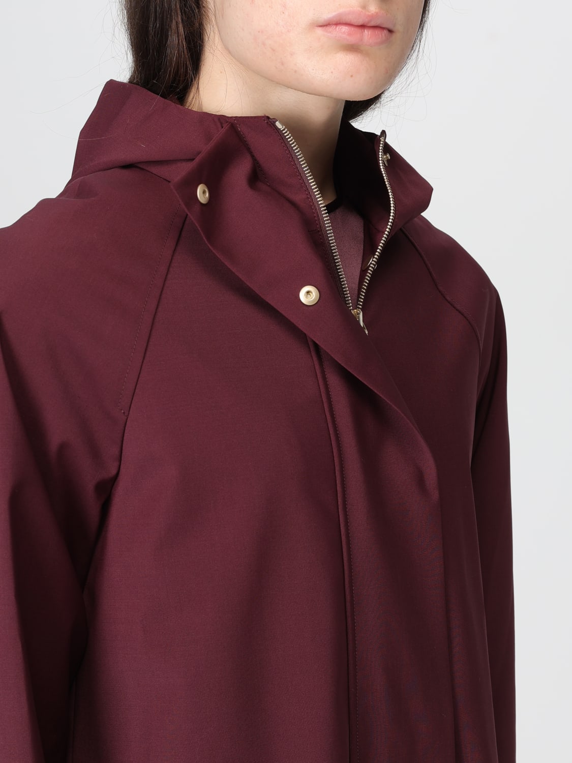 ELEVENTY CAPPOTTO: Parka con cappuccio Eleventy, Vinaccia - Img 4