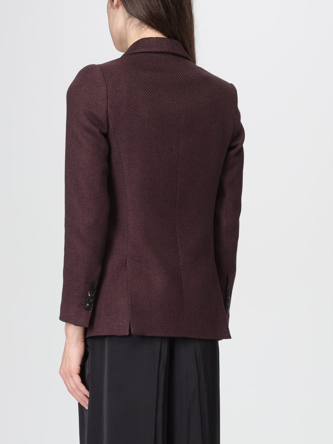 ELEVENTY CHAQUETA: Americana mujer Eleventy, Color Vino - Img 2