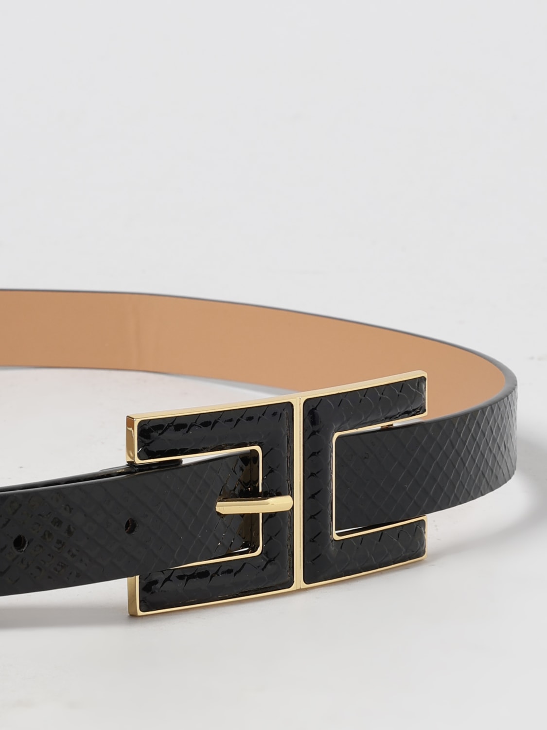 ELISABETTA FRANCHI BELT: Belt woman Elisabetta Franchi, Black - Img 2