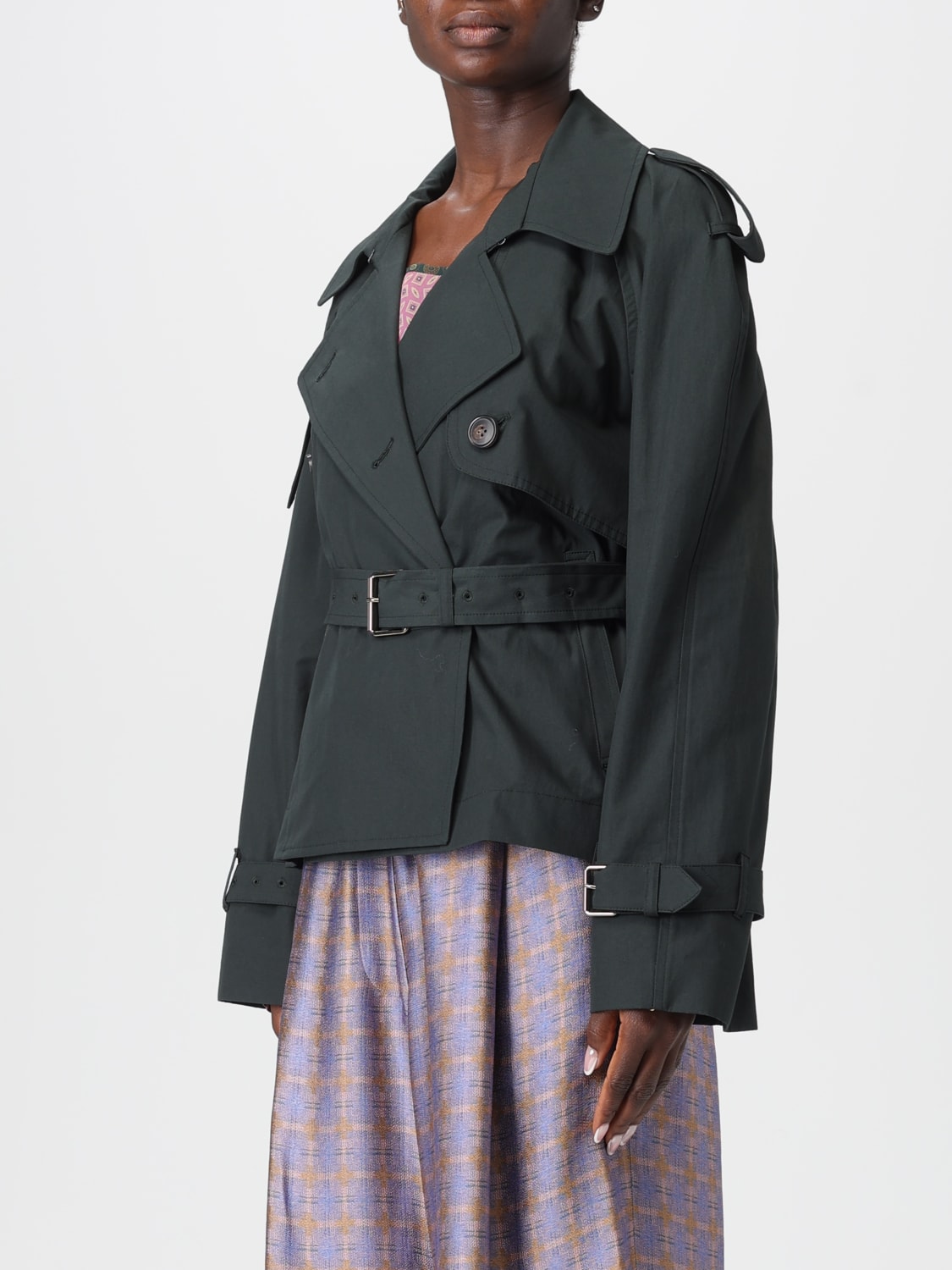 DRIES VAN NOTEN JACKET: Jacket woman Dries Van Noten, Green - Img 4
