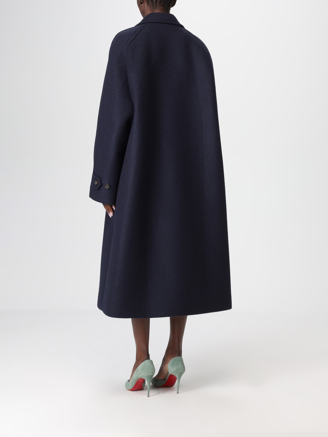 DRIES VAN NOTEN ABRIGO: Abrigo mujer Dries Van Noten, Azul Marino - Img 3