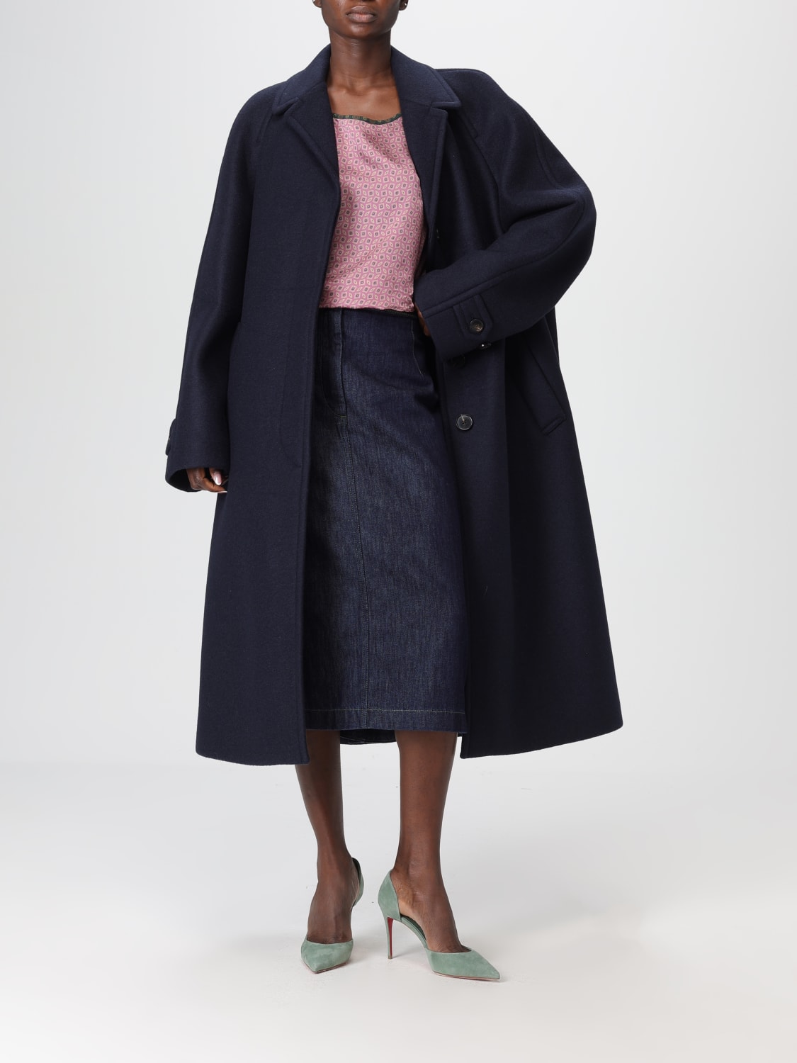 DRIES VAN NOTEN JUPE: Jupe femme Dries Van Noten, Indigo - Img 2