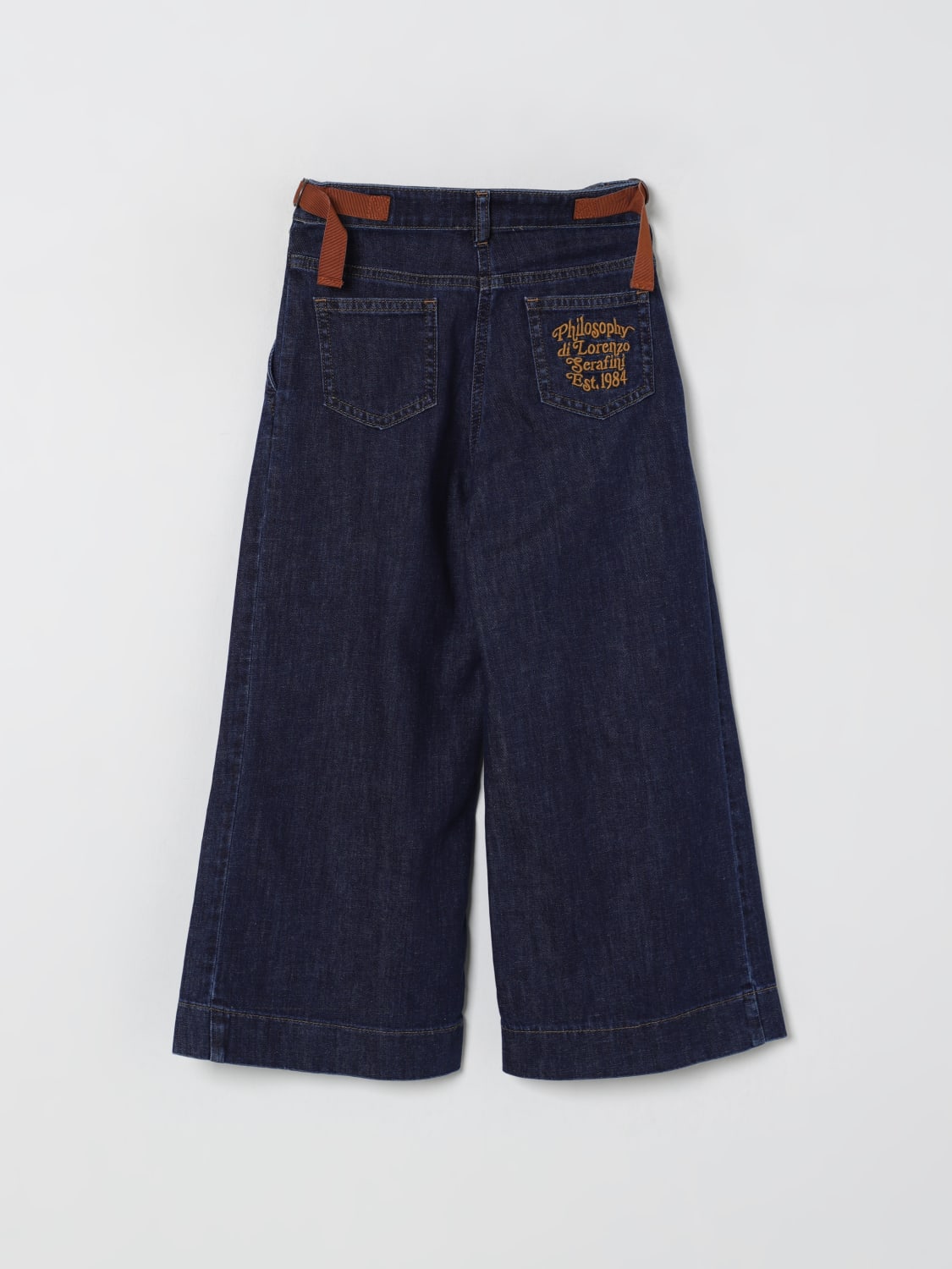 PHILOSOPHY DI LORENZO SERAFINI JEANS: Jeans woman Philosophy Di Lorenzo Serafini, Denim - Img 2
