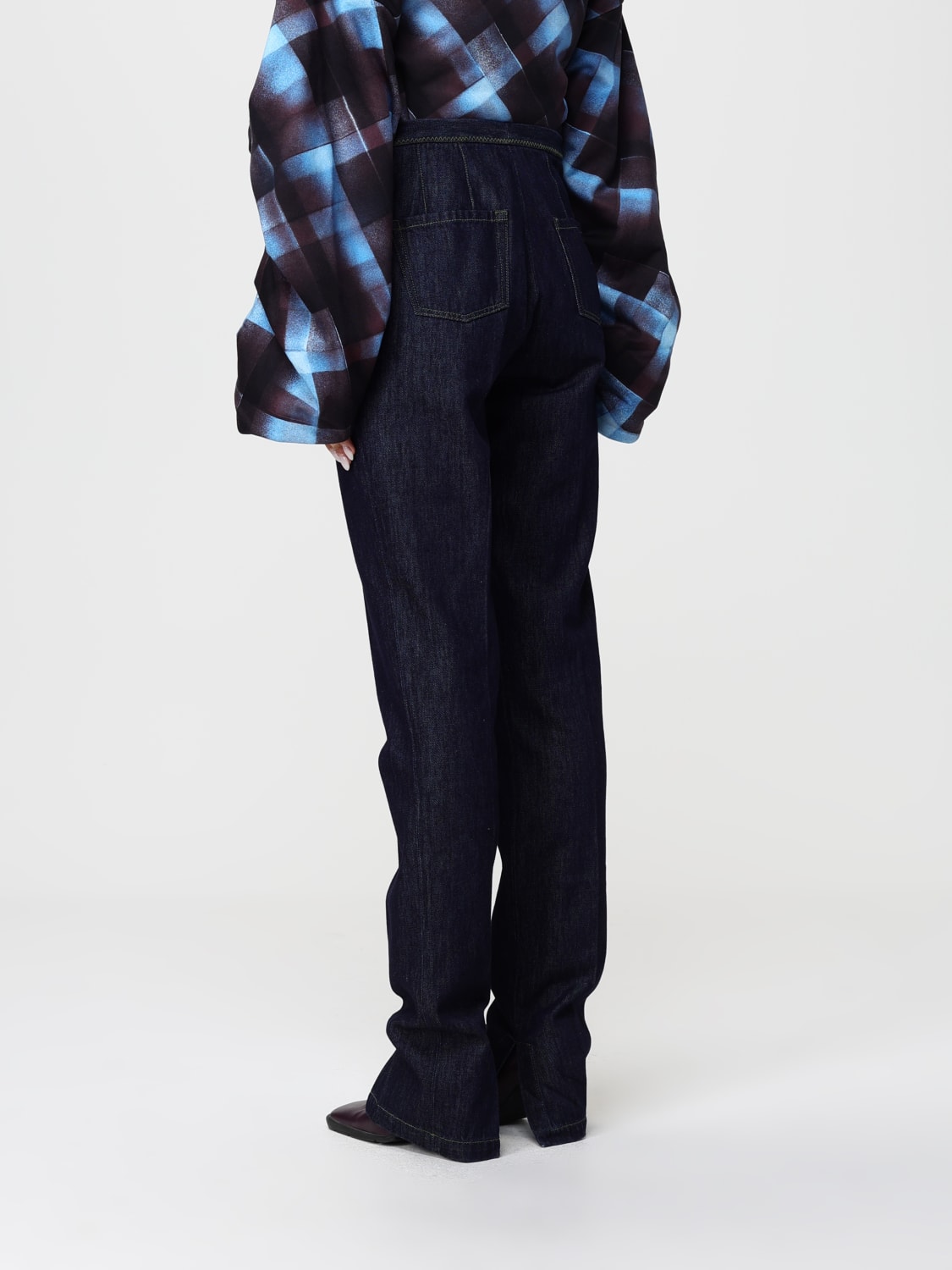 DRIES VAN NOTEN JEANS: Hose damen Dries Van Noten, Indigo - Img 3