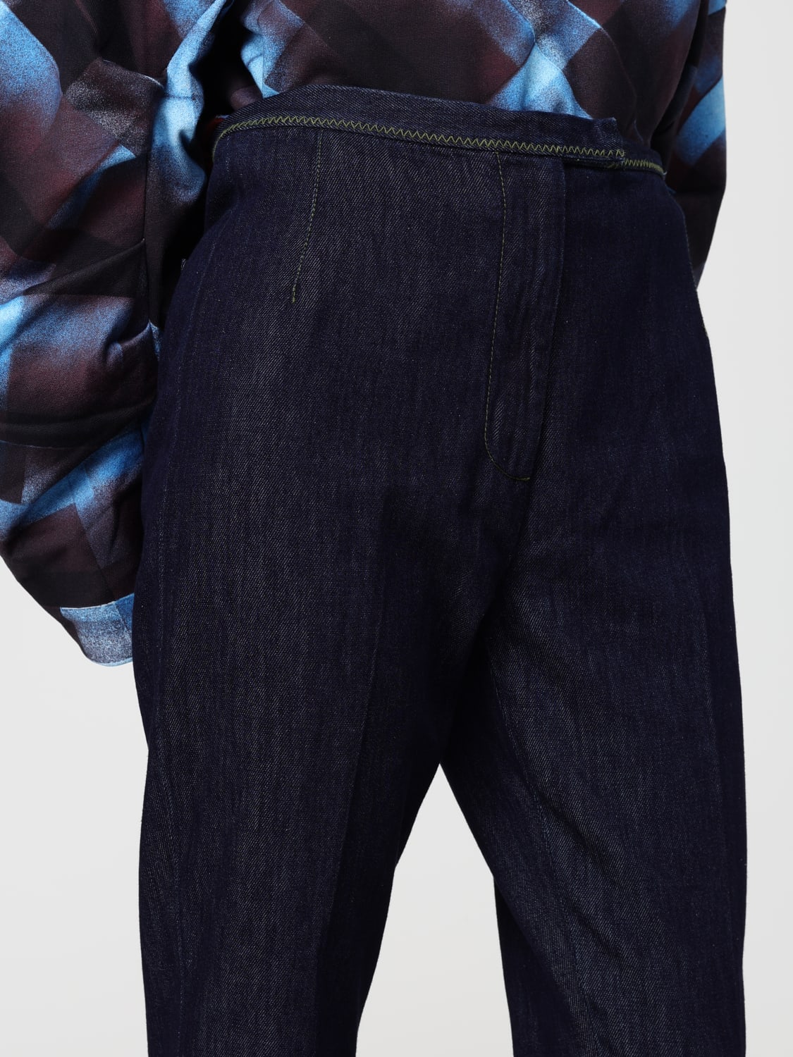 DRIES VAN NOTEN JEANS: Hose damen Dries Van Noten, Indigo - Img 5