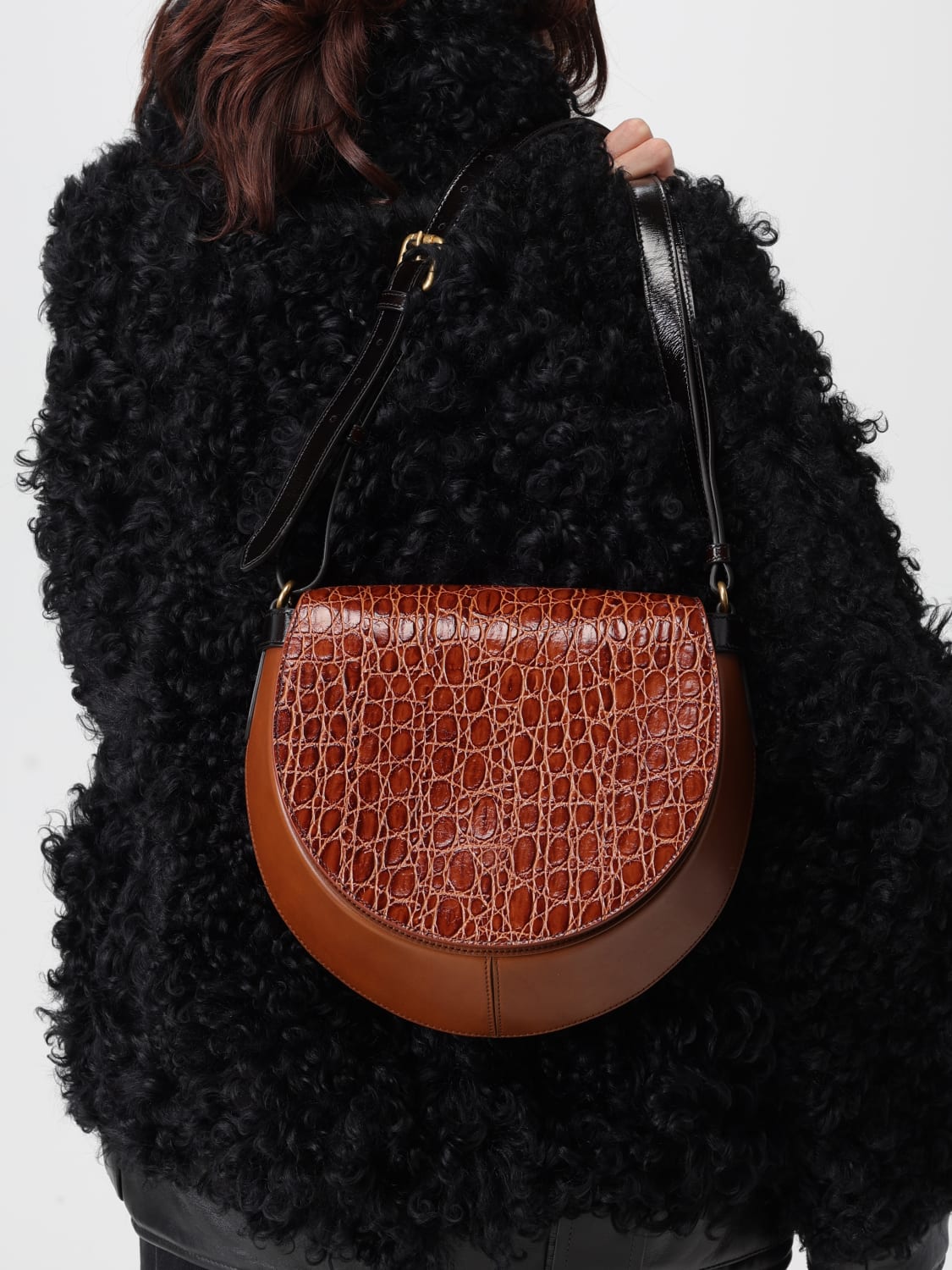 DRIES VAN NOTEN UMHÄNGETASCHE: Schultertasche damen Dries Van Noten, Beige - Img 2