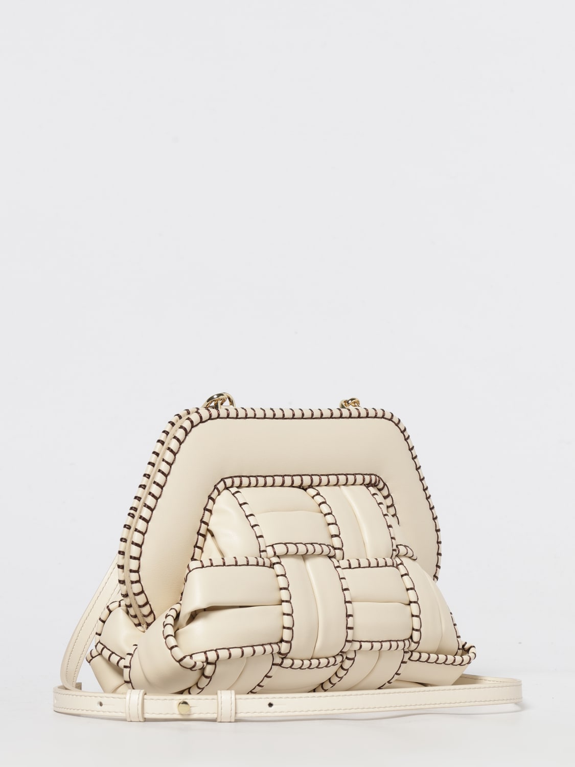 THEMOIRÈ CLUTCH: Shoulder bag woman ThemoirÈ, White - Img 2