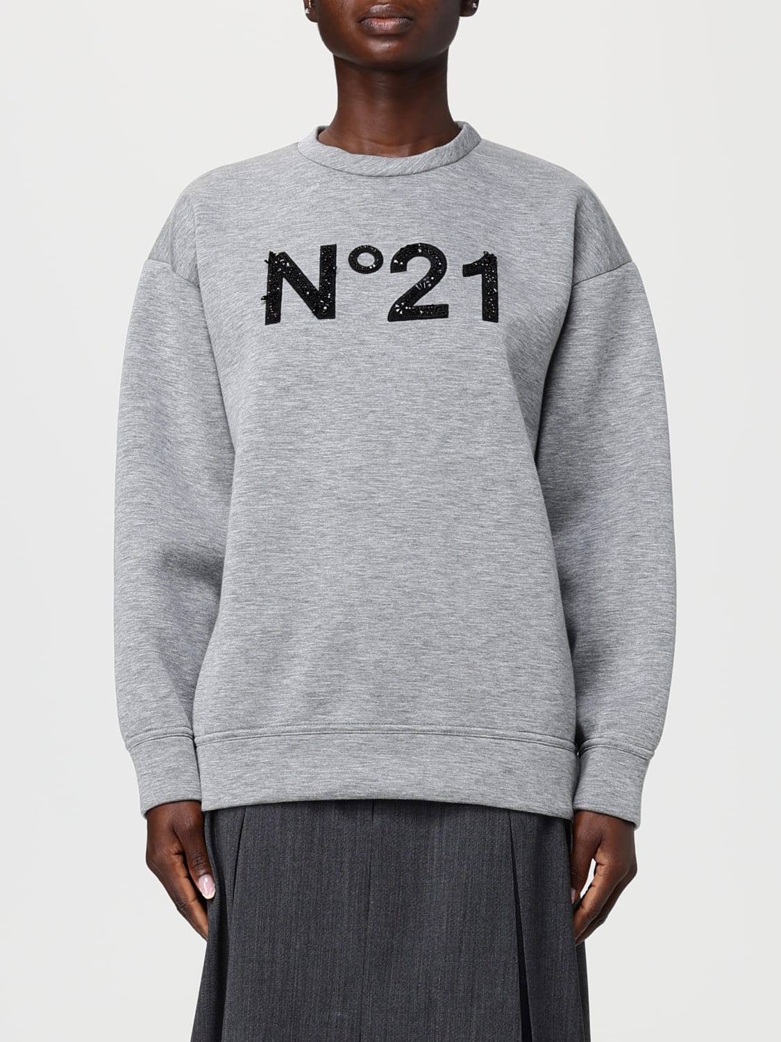 N° 21 SWEATSHIRT: Sweatshirt damen N° 21, Grau - Img 1