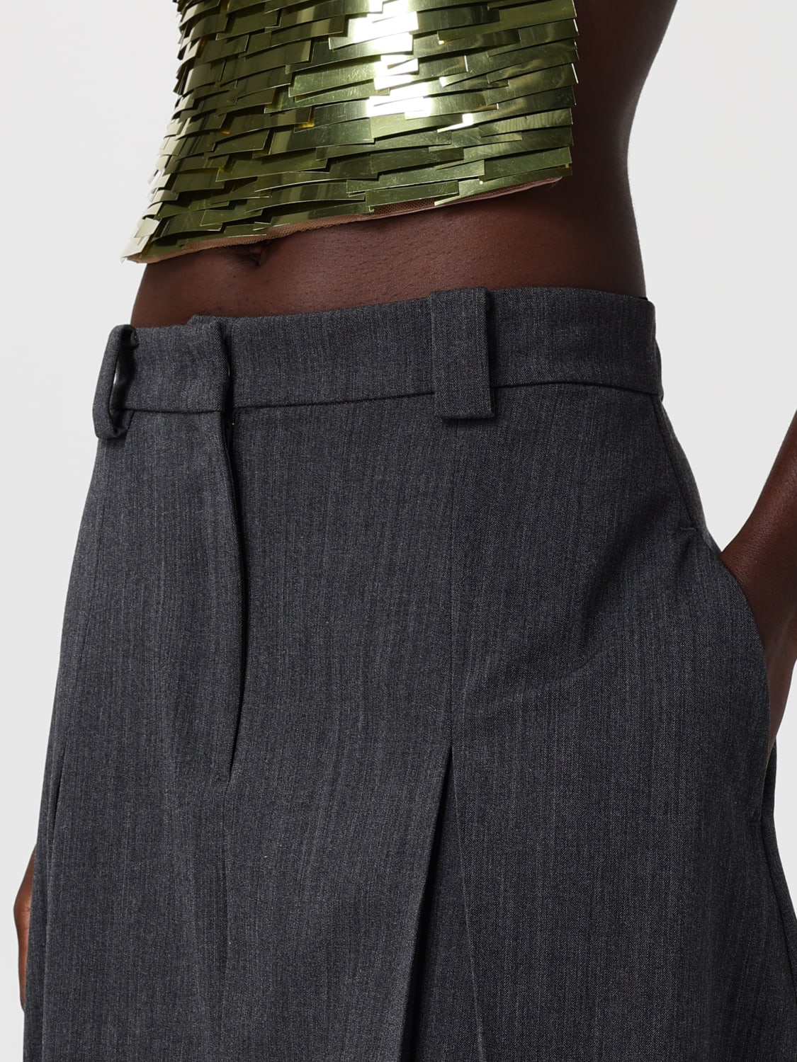 N° 21 FALDA: Falda mujer N° 21, Gris - Img 4