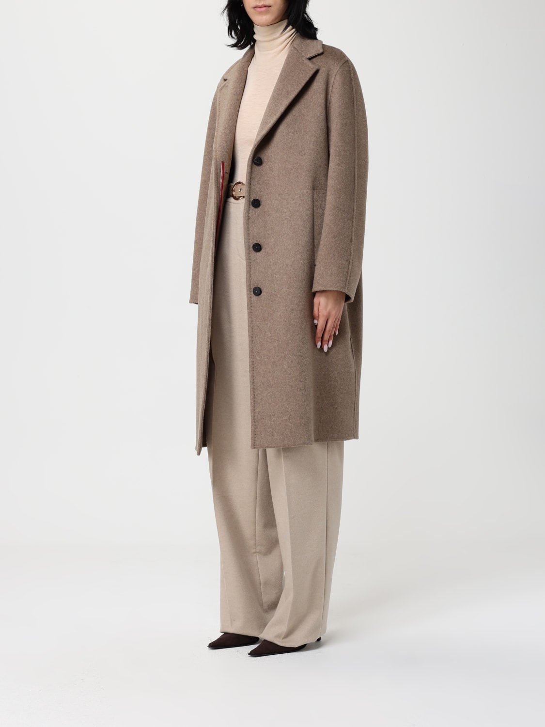 MAX MARA COAT: Coat woman Max Mara, Brown - Img 4