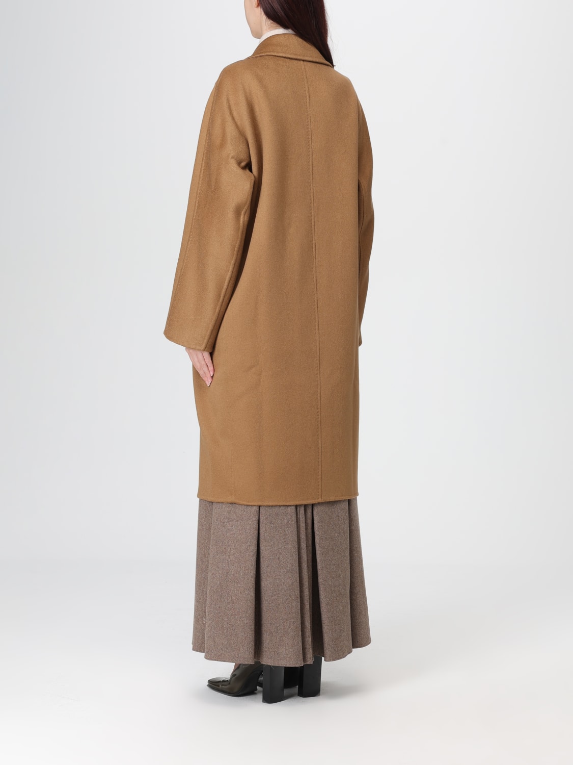 MAX MARA COAT: Coat woman Max Mara, Cream - Img 3
