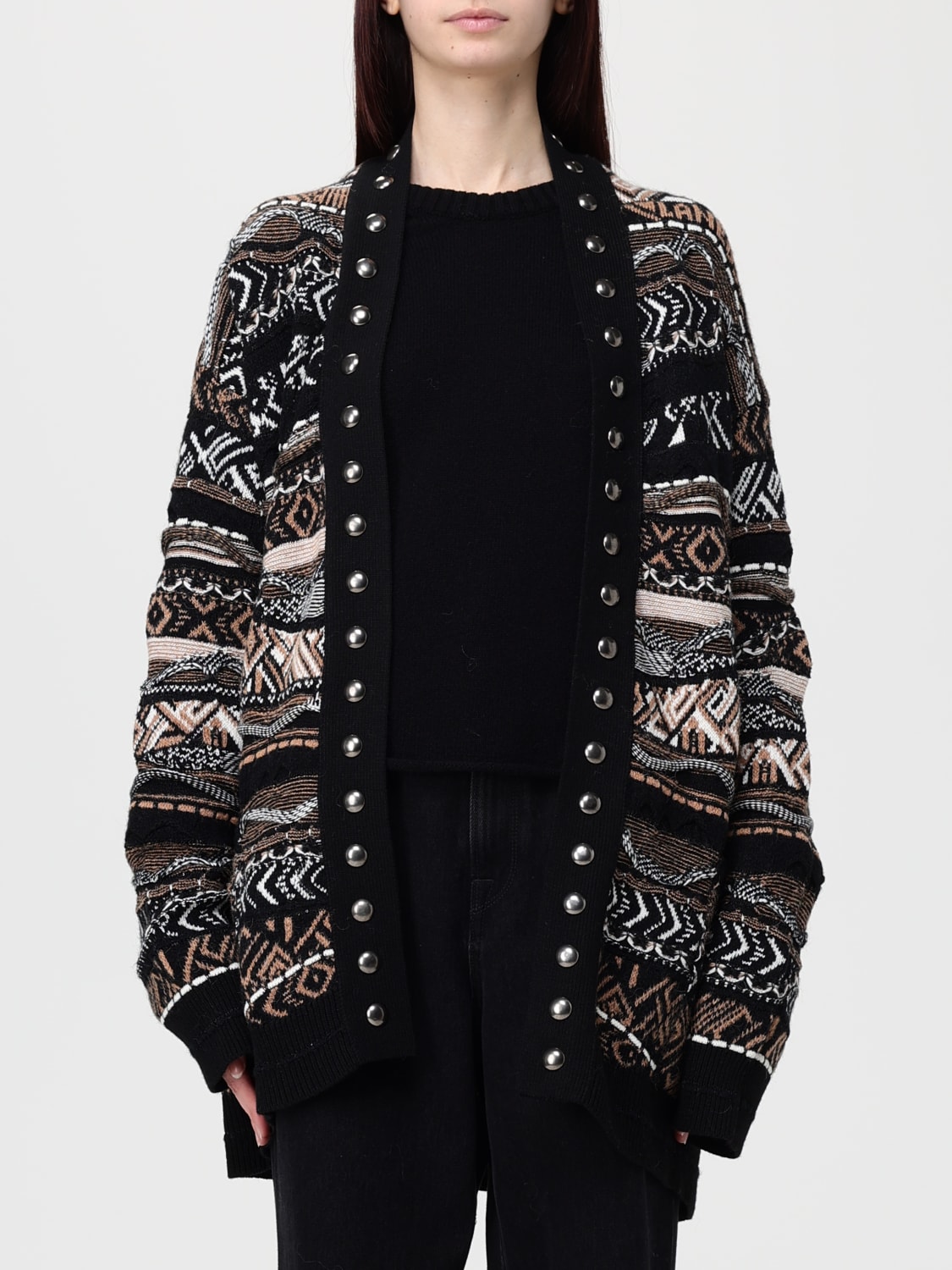 LANEUS SWEATER: Sweater woman Laneus, Camel - Img 1