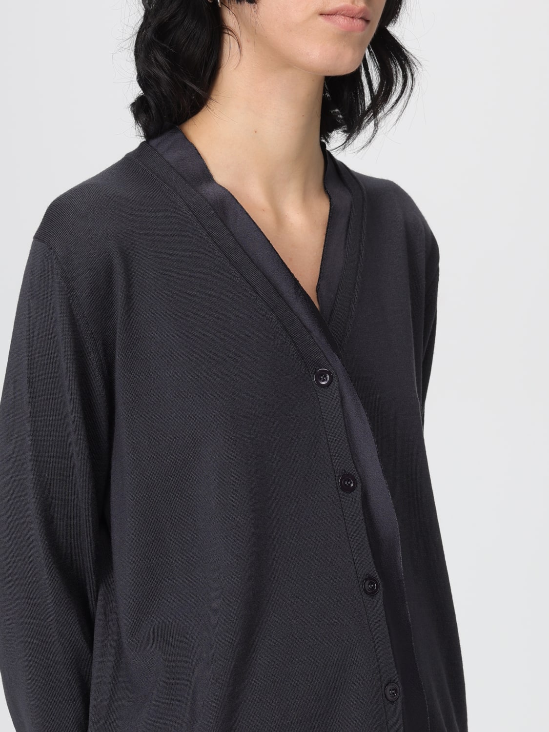 SEMICOUTURE JERSEY: Jersey mujer Semicouture, Carbón - Img 3