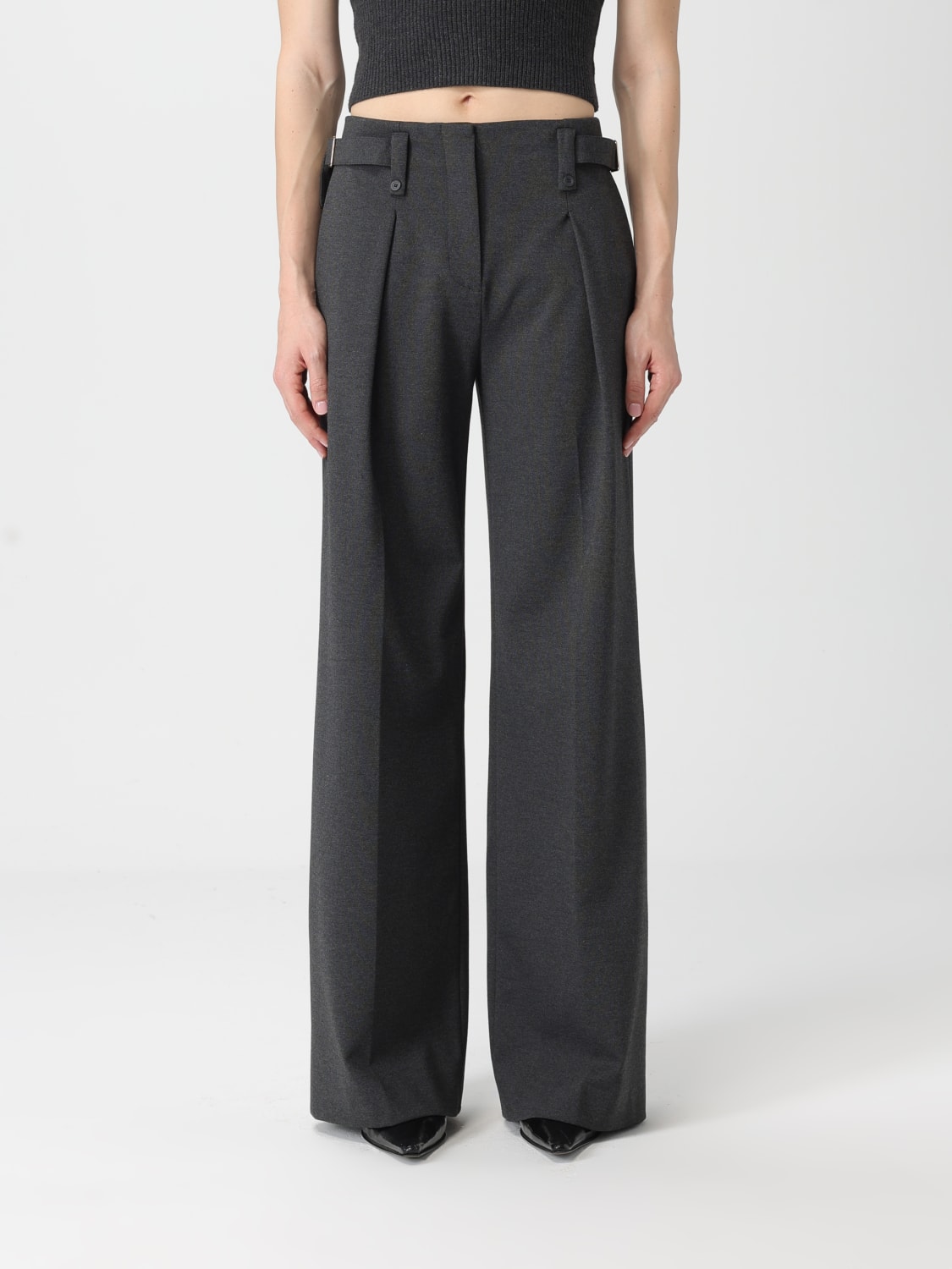 SEMICOUTURE PANTS: Pants woman Semicouture, Grey - Img 1