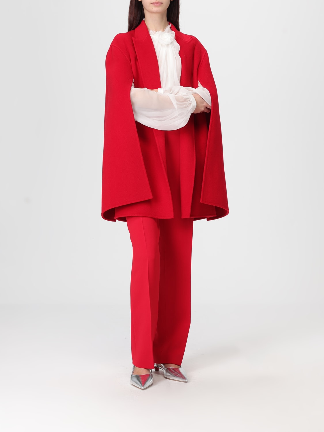 ALBERTA FERRETTI COAT: Coat woman Alberta Ferretti, Red - Img 2