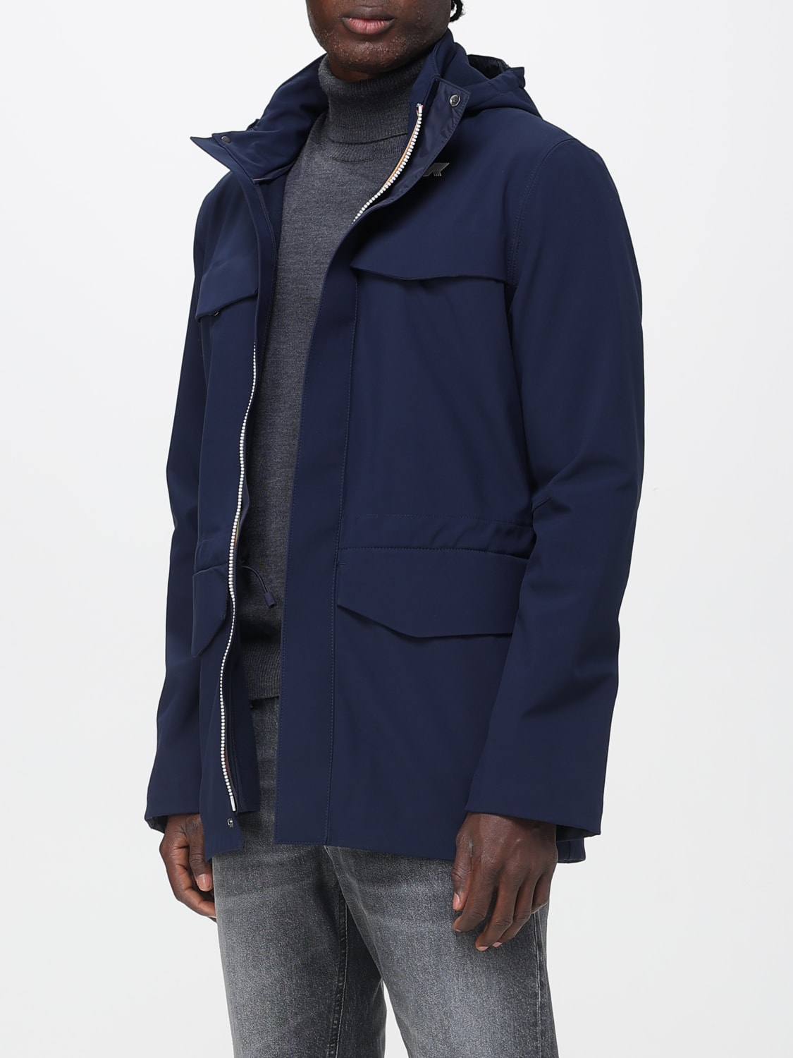 K-WAY CHAQUETA: Chaqueta hombre K-way, Azul Oscuro - Img 3