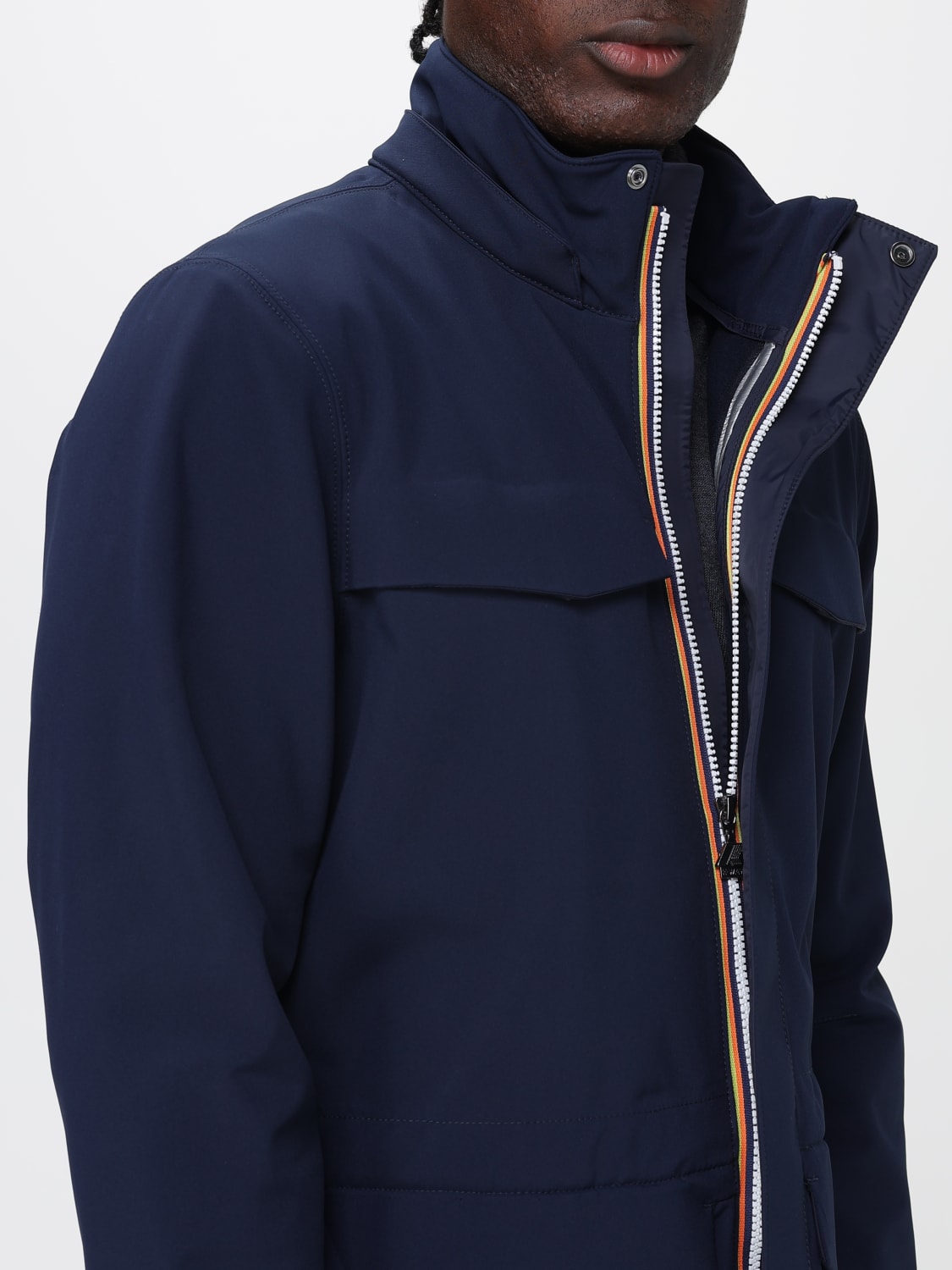 K-WAY CHAQUETA: Chaqueta hombre K-way, Azul Oscuro - Img 4
