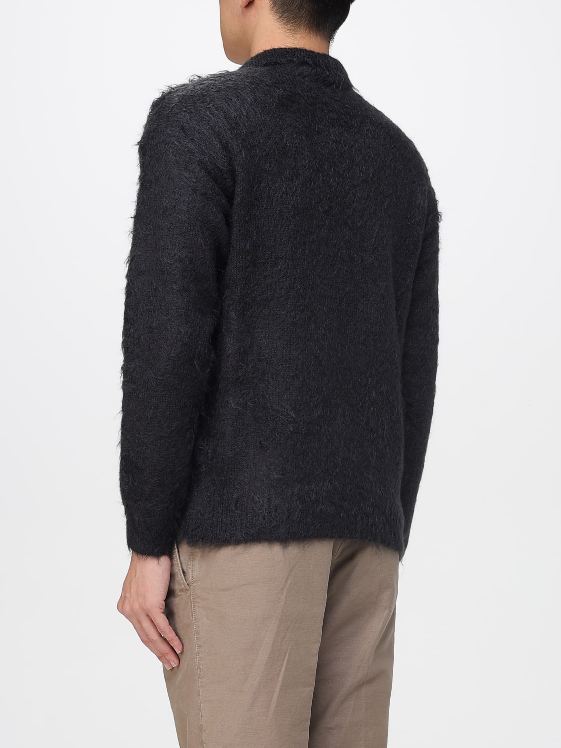 AURALEE POLO SHIRT: Sweater men Auralee, Black - Img 2