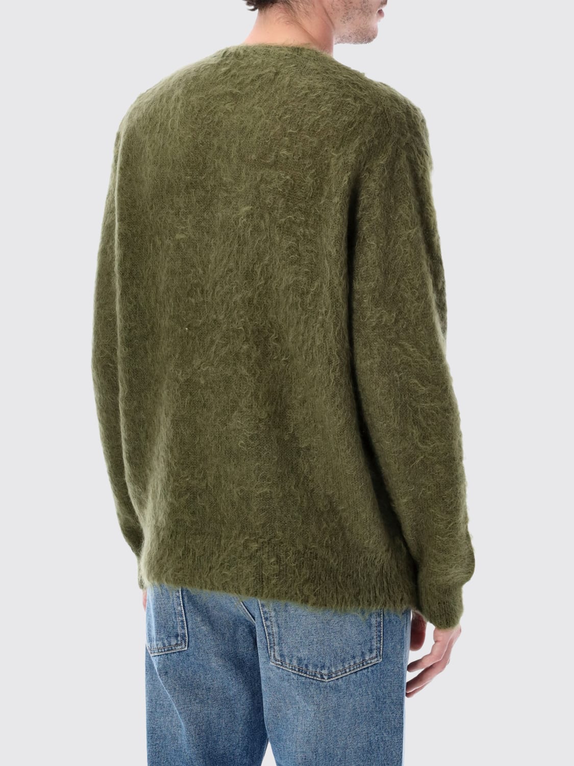 AURALEE PULLOVER: Pullover herren Auralee, Grün - Img 2