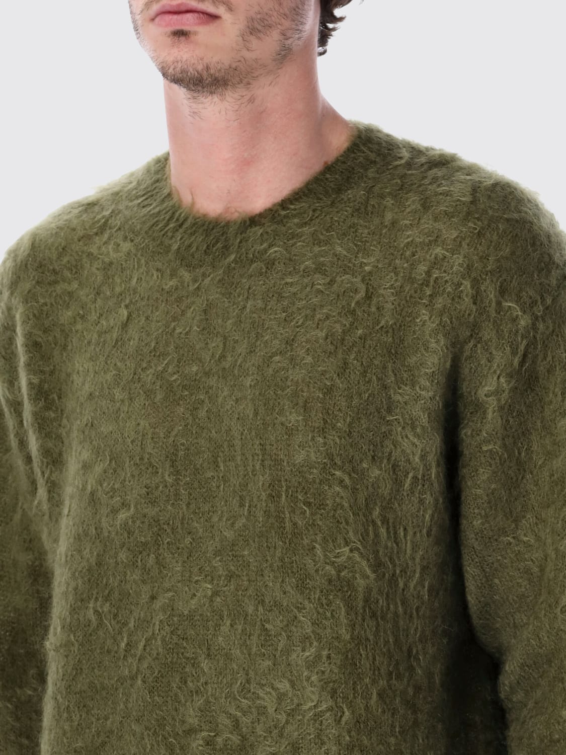 AURALEE PULLOVER: Pullover herren Auralee, Grün - Img 3