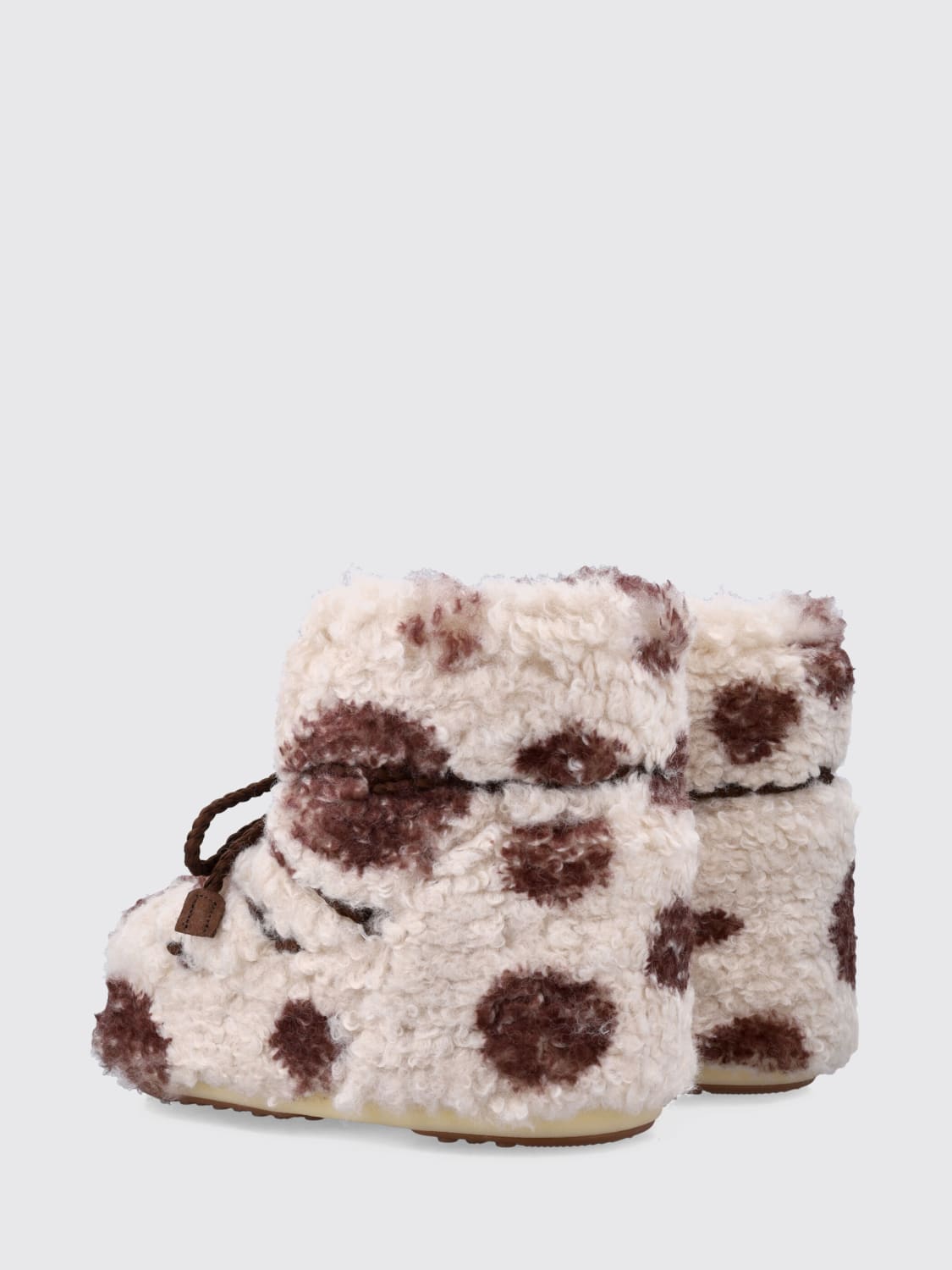 MOON BOOT BOOTS: Flat ankle boot woman Moon Boot, White - Img 3