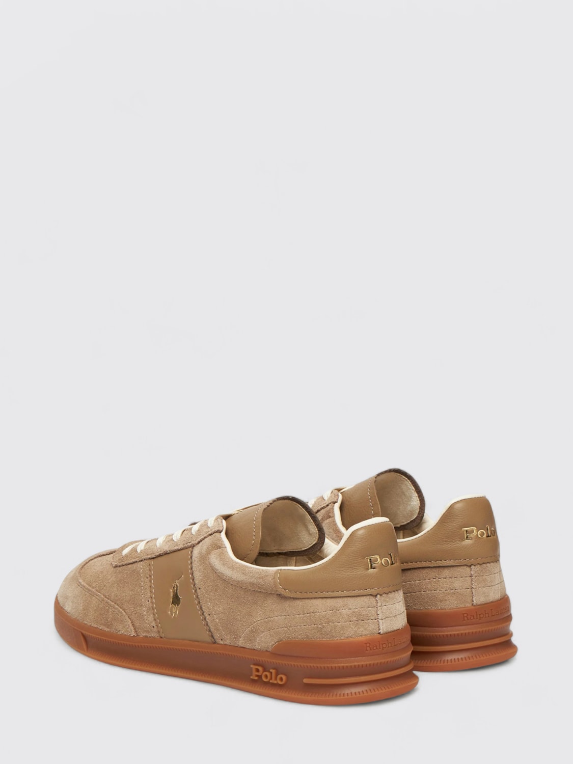 RALPH LAUREN SNEAKERS: Sneakers men Ralph Lauren, Beige - Img 3