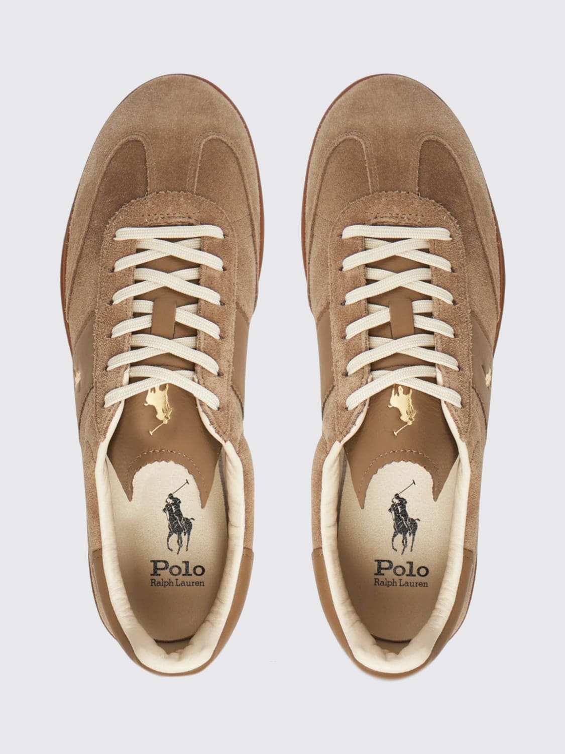 RALPH LAUREN SNEAKERS: Sneakers men Ralph Lauren, Beige - Img 5