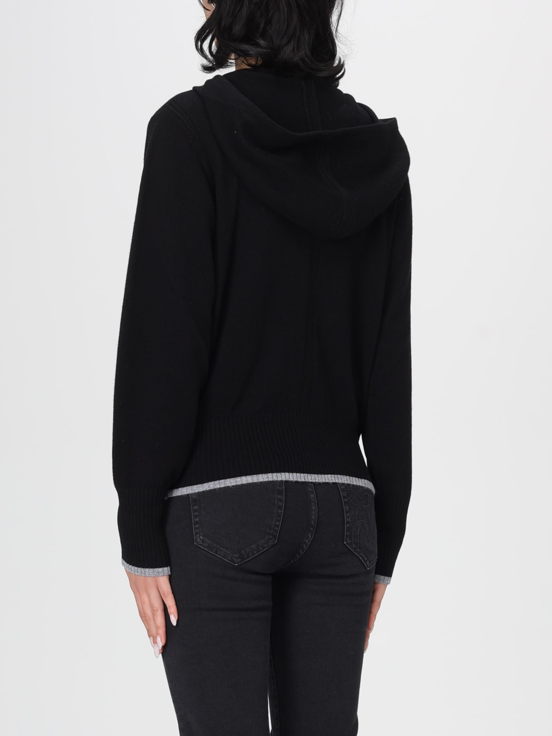 PINKO SUDADERA: Cárdigan mujer Pinko, Negro - Img 2