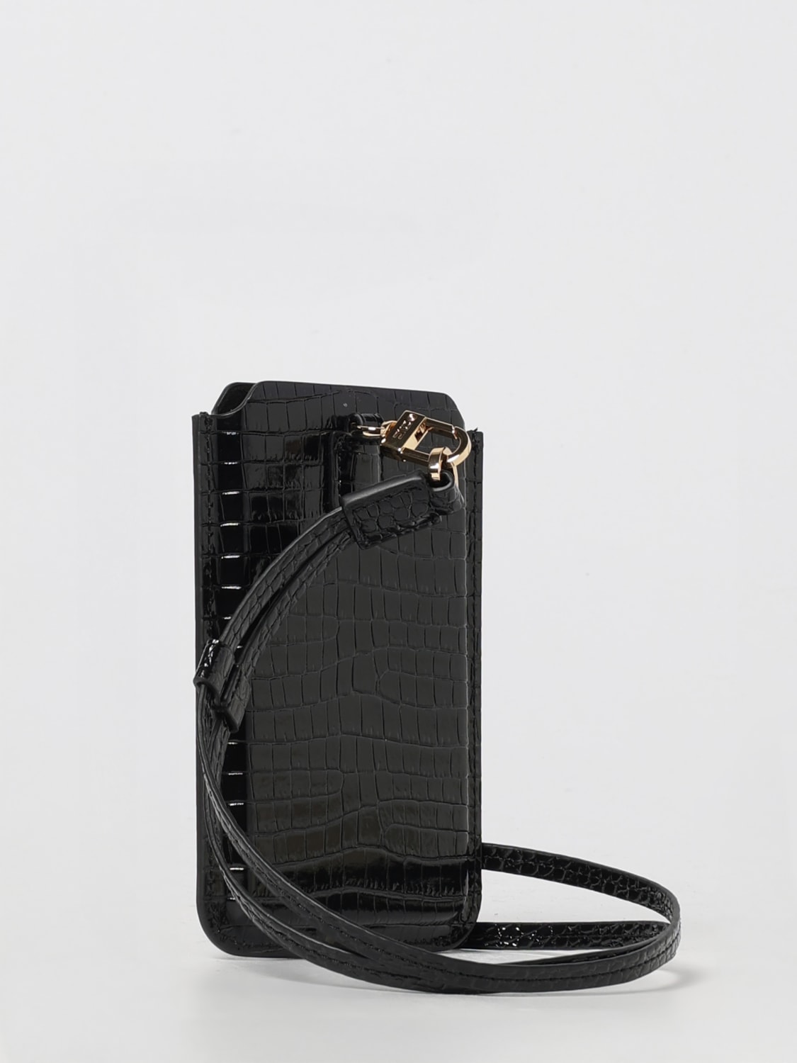 ELISABETTA FRANCHI TECH ACCESSORIES: Pocket square woman Elisabetta Franchi, Black - Img 2