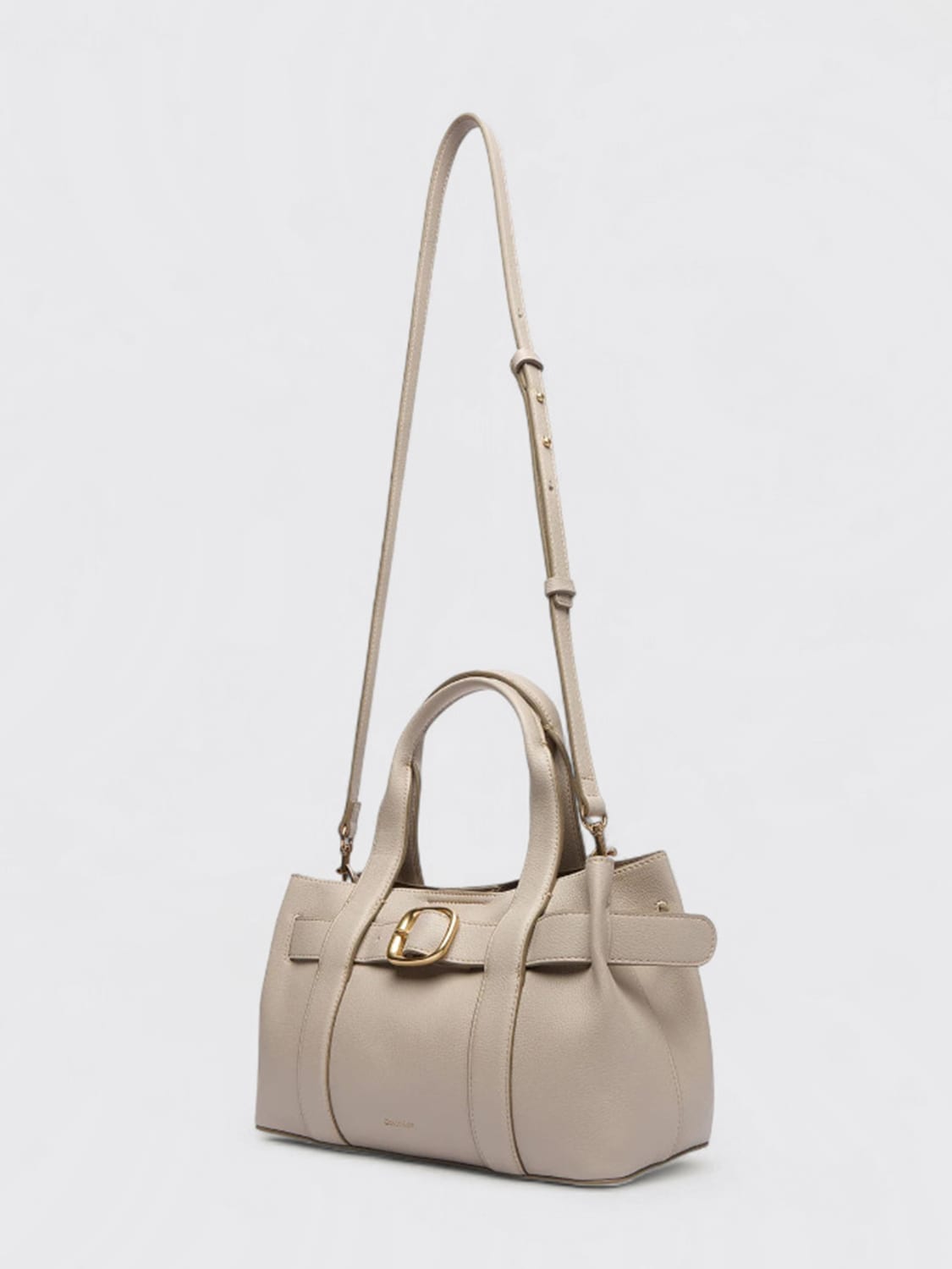 CALVIN KLEIN BORSA A MANO: Borsa Calvin Klein in pelle sintetica , Mastice - Img 4