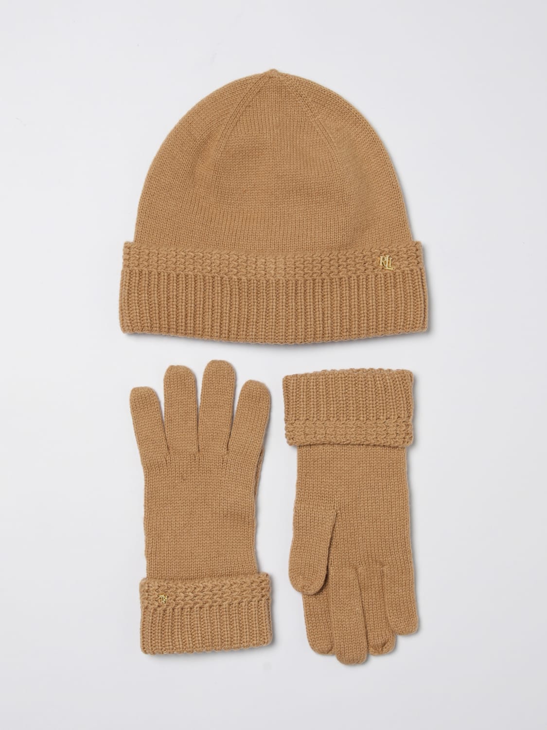 LAUREN RALPH LAUREN HAT: Hat woman Lauren Ralph Lauren, Camel - Img 1